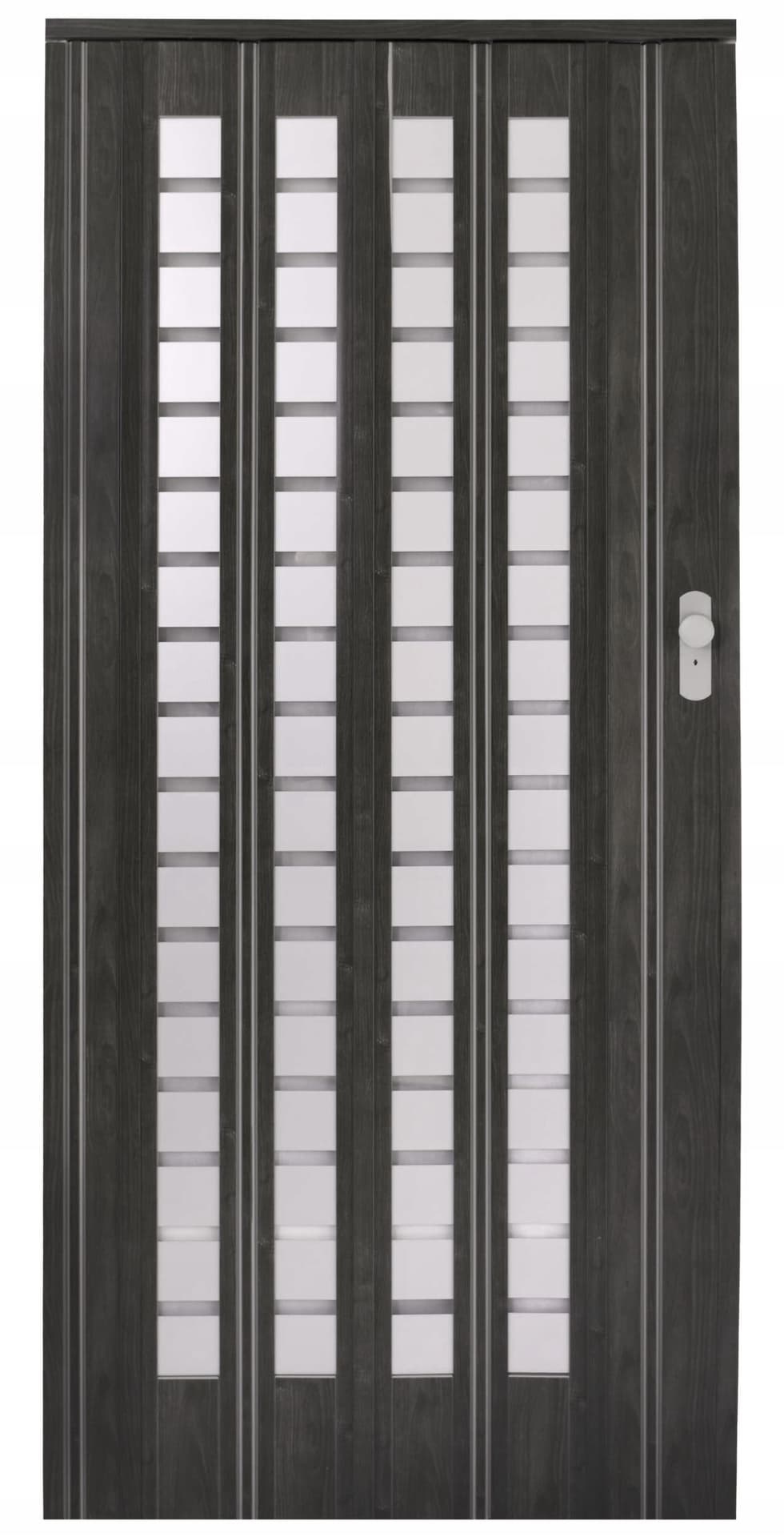 

Drzwi harmonijkowe 015 B01 DĄB GRAFIT MAT - 86 cm