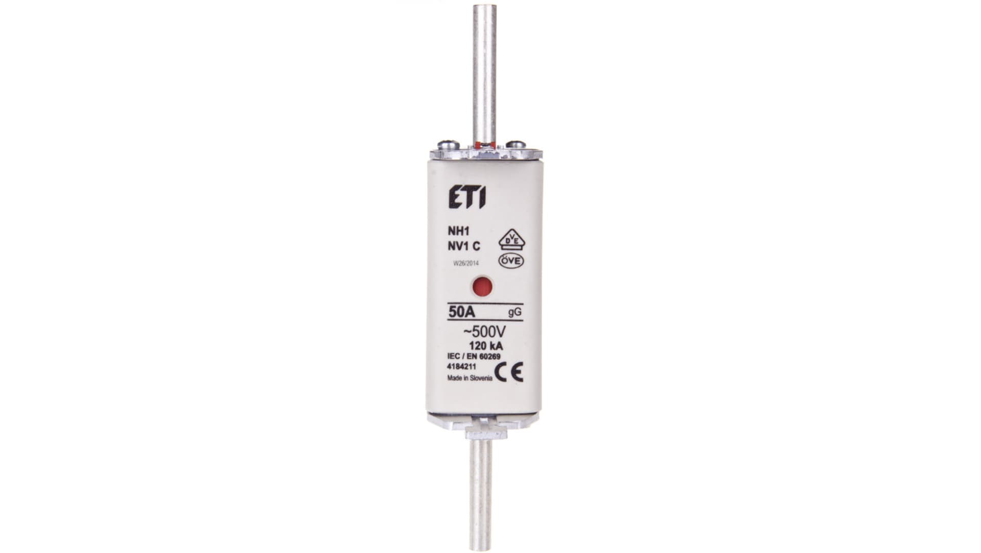 

Wkładka bezpiecznikowa KOMBI NH1C 50A gG/gL 500V WT-1C 004184211