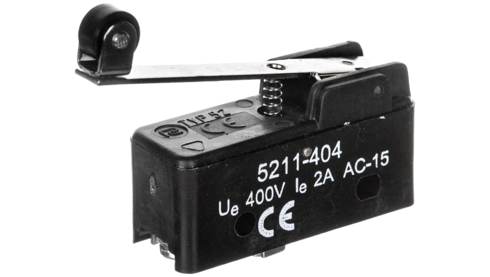 

Wyłącznik krańcowy miniaturowy 1CO z rolką wzdłuż dźwigni W0-5211-404