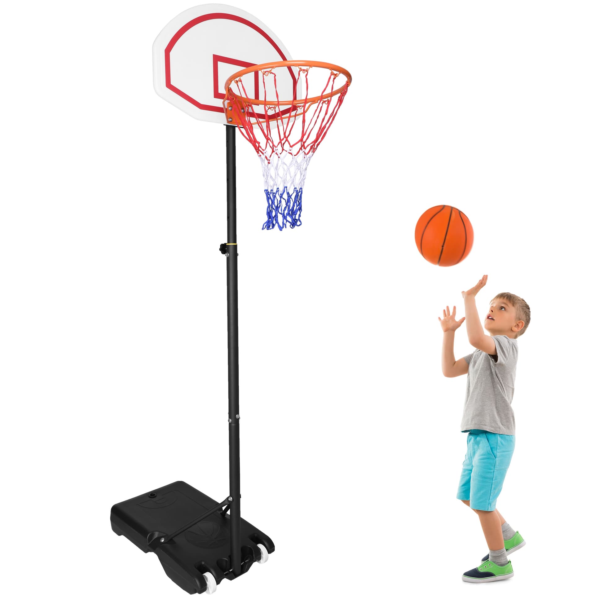 

Kosz regulowany na stojaku do koszykówki DUNKER