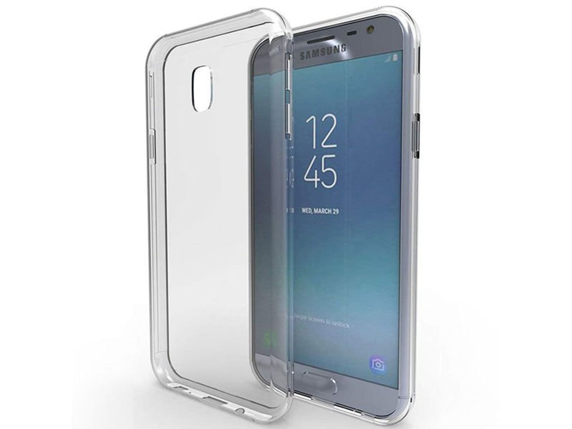 

Etui silikonowe Alogy obudowa case do Samsung Galaxy J3 2018 przezroczyste