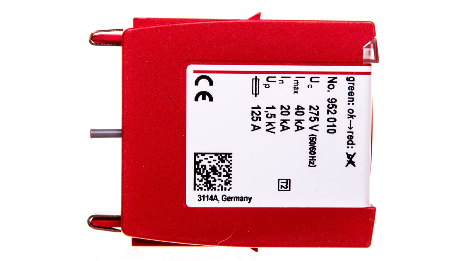 

Akcesoria: moduł ochrony ogranicznika przepięć C Typ 2 20kA 1,5kV DG MOD 275 952010