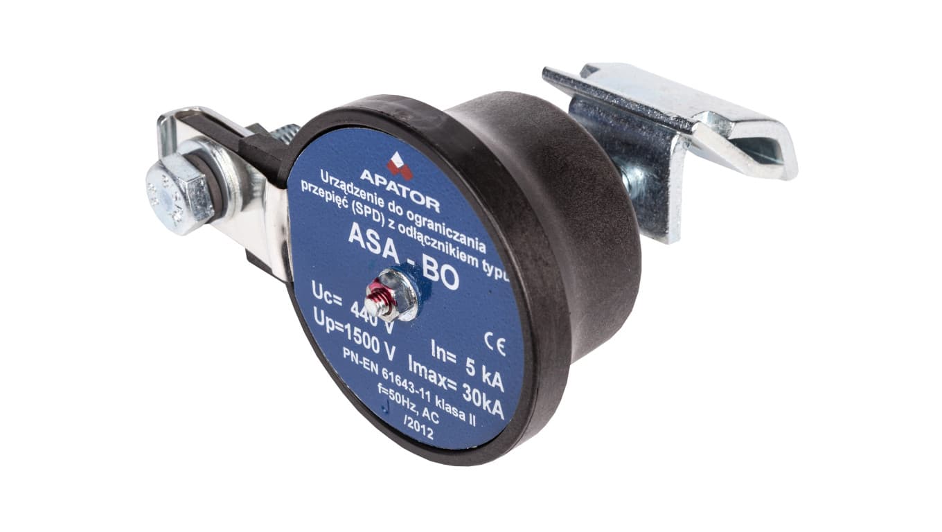 

Ogranicznik przepięć A 440V 5kA ASA 440-5BO+D+K /z odłącznikiem/ 63-930218-021