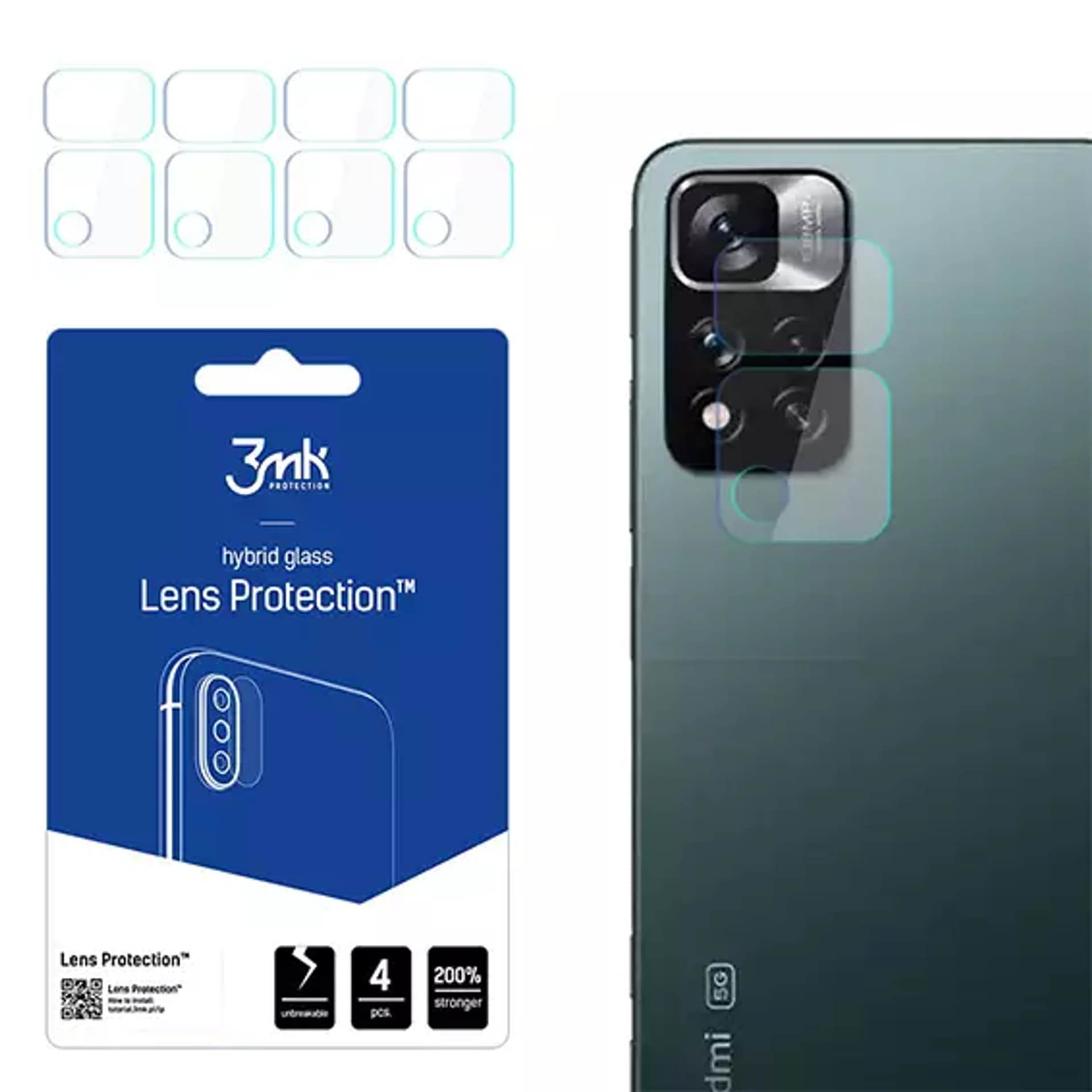 

Szkło x4 na kamerę obiektyw 3mk Lens Protection do Samsung Galaxy Note 10+ Plus