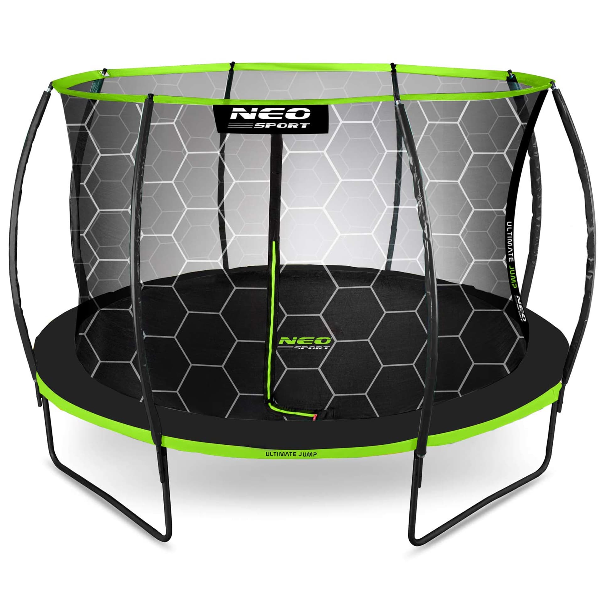 

Trampolina ogrodowa profilowana 12ft/374cm z siatką wewnętrzną Neo-Sport