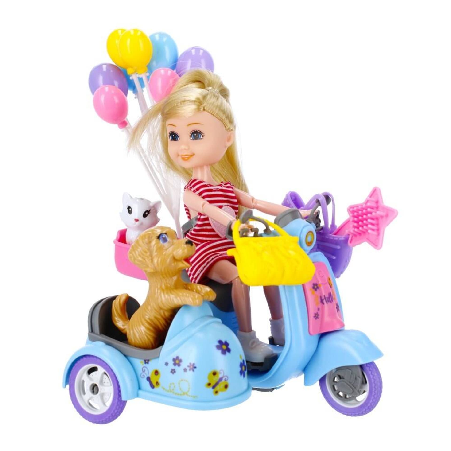 

Lalka 15 cm z akcesoriami Skuter MEGA CREATIVE 481475