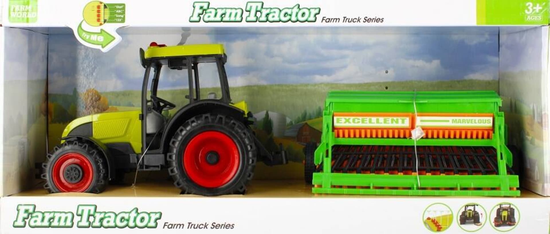 

Traktor z akcesoriami MEGA CREATIVE 500557