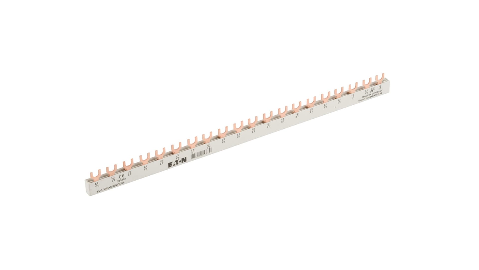 

Szyna łączeniowa 3P 63A 10mm2 widełkowa (20 mod.) EVG-3PHAS/20MODUL 285383, 20 mod.) evg-3phas/20modul 28538