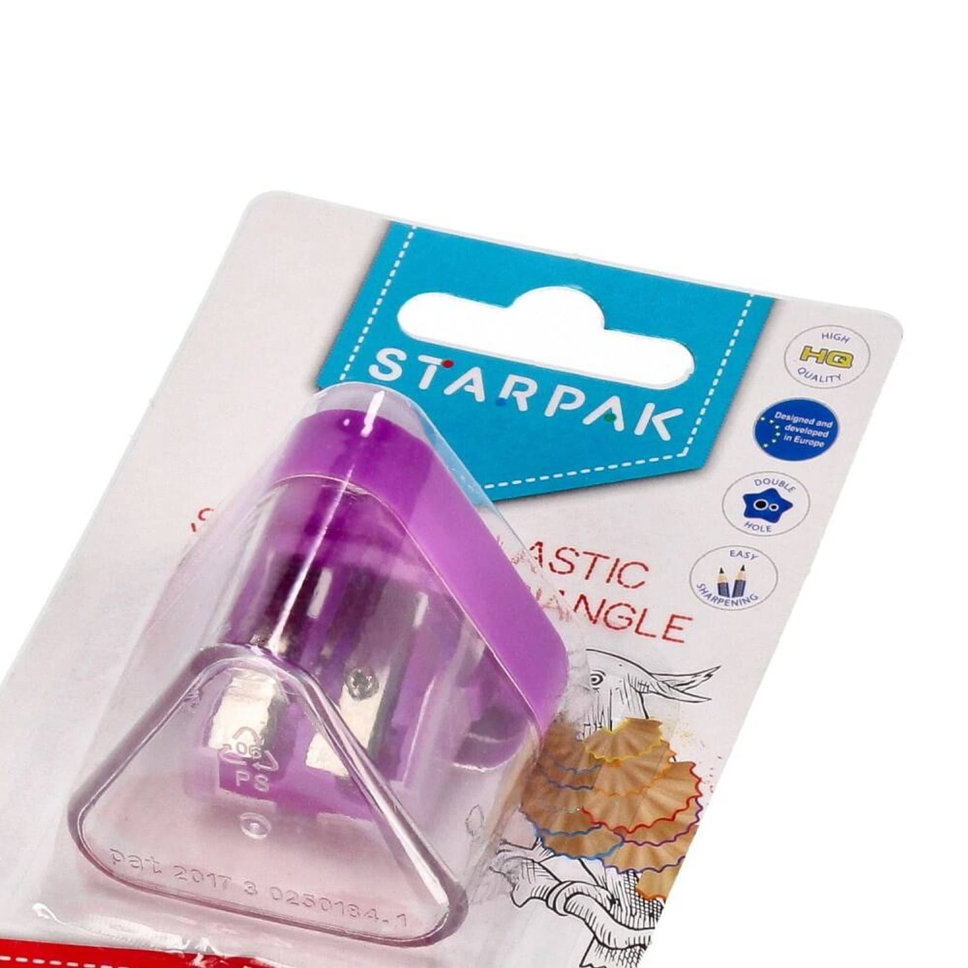 

Temperówka 2 ostrza trójkątna fioletowa B/C STARPAK 470998