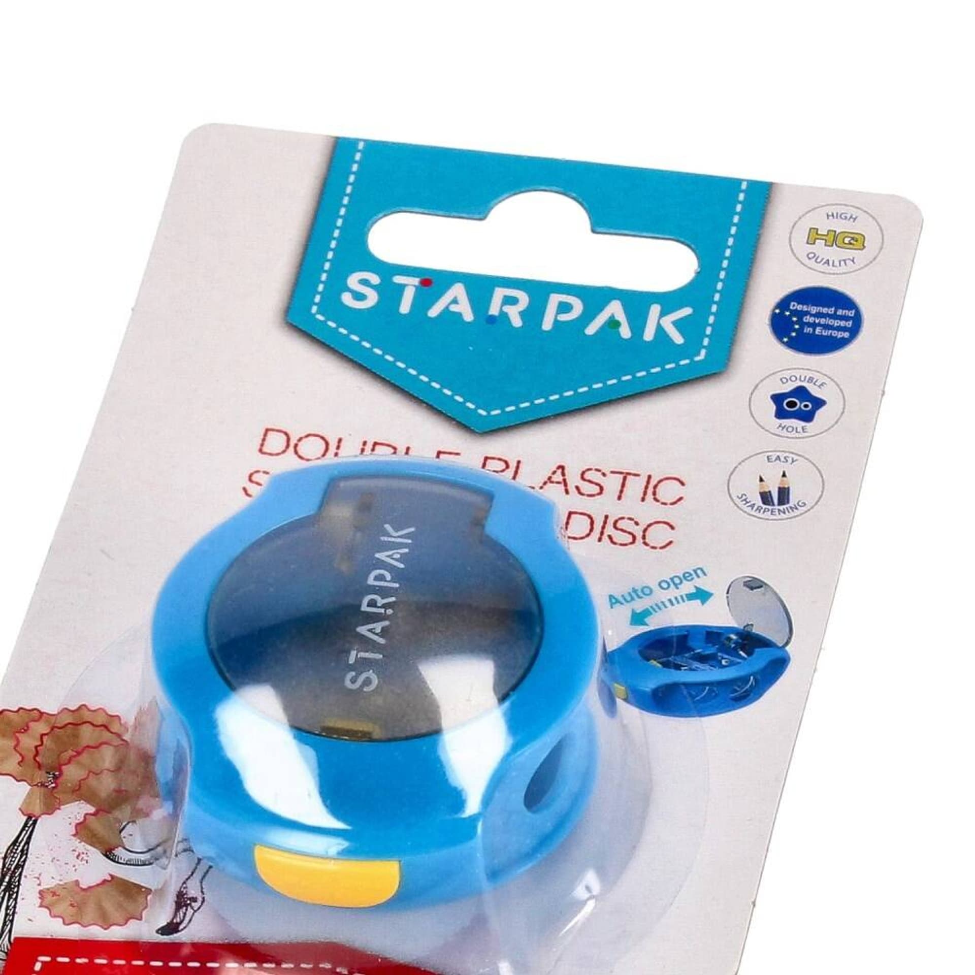 

Temperówka 2 ostrza Dysk niebieska B/C STARPAK 471003