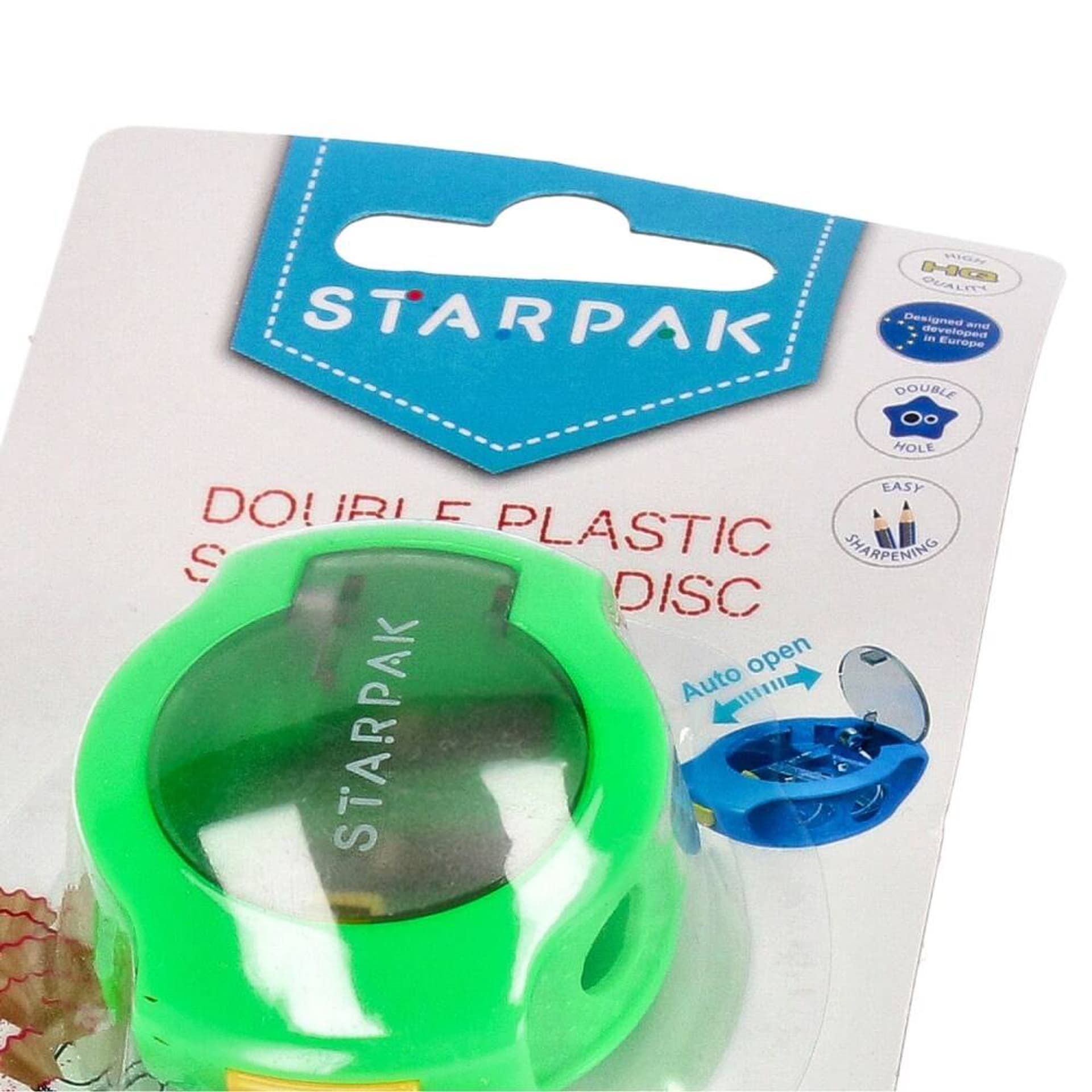 

Temperówka 2 ostrza Dysk zielona B/C STARPAK 471004