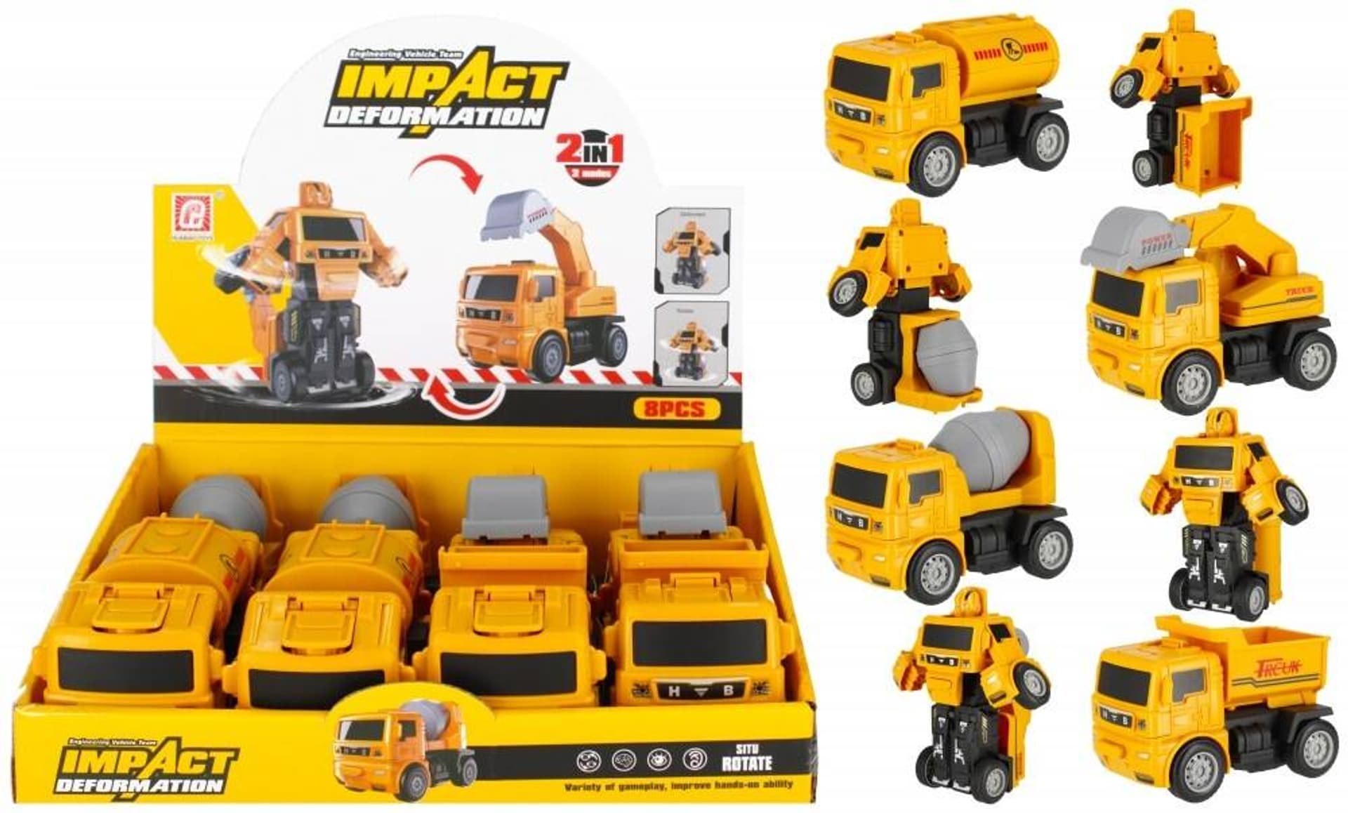 

AUTO CIĘŻAROWE ROBOT 2w1 TRANSFORMACJA DLA DZIECI