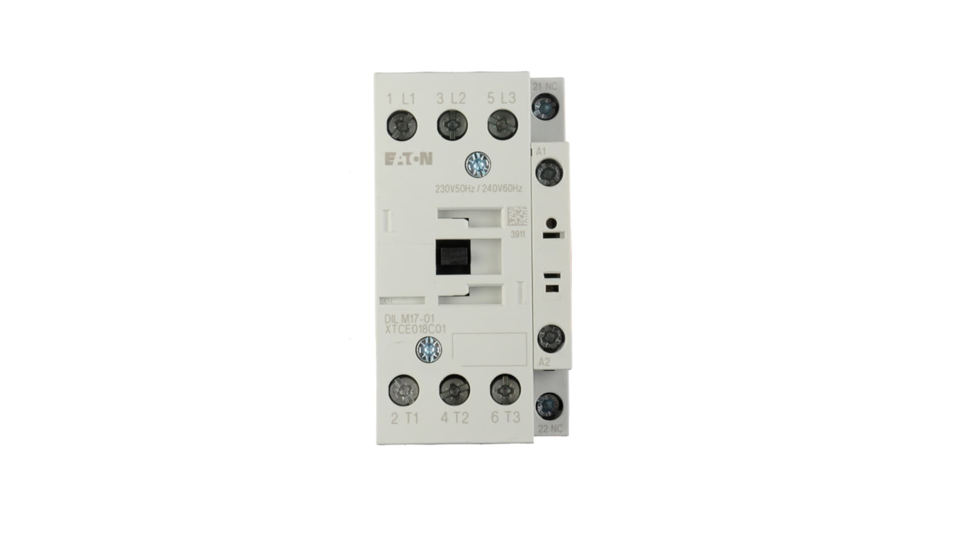 

Stycznik mocy 17A 3P 230V AC 0Z 1R DILM17-01(230V50HZ,240V60HZ) 277036, 230v50hz/240v60hz) 27703