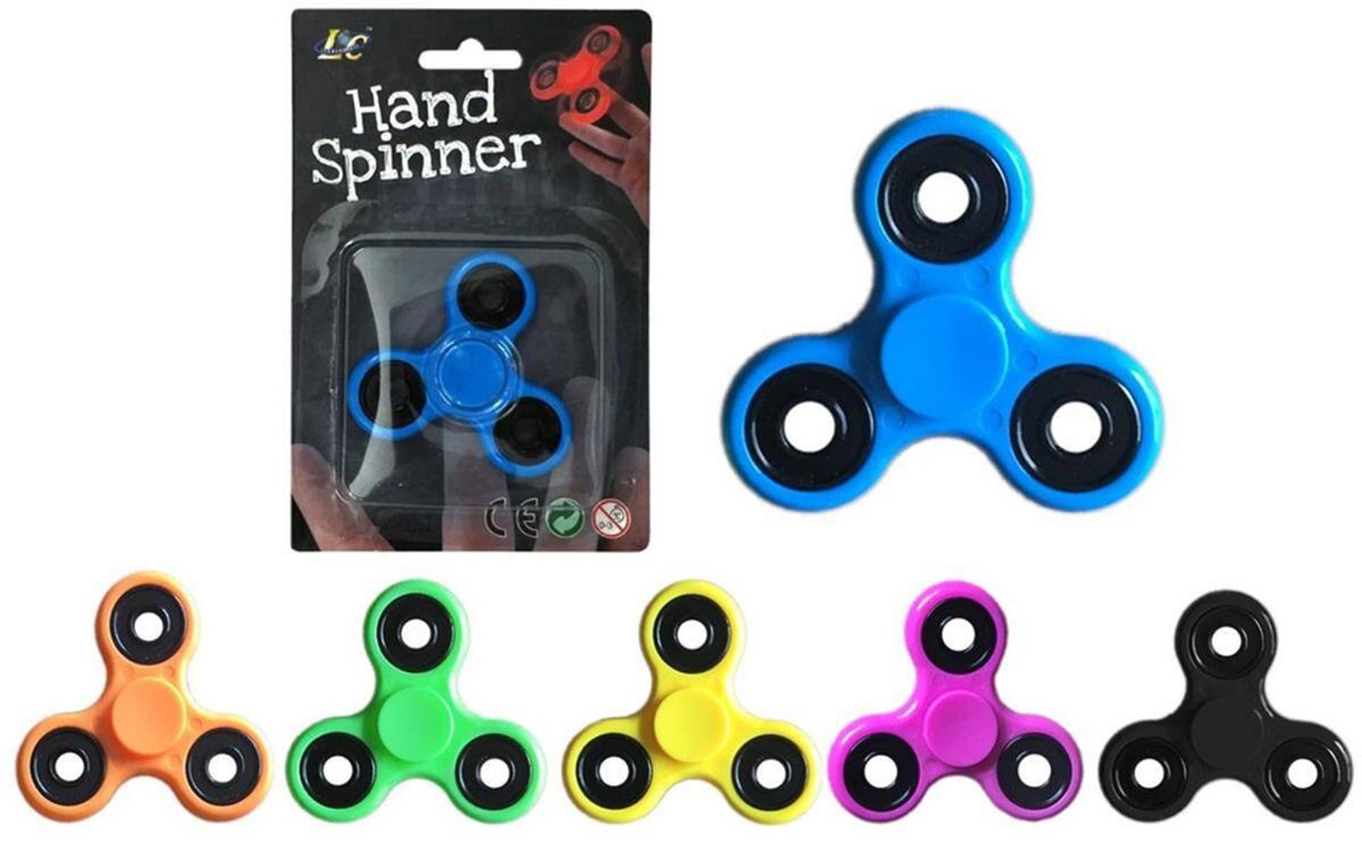 

SPINNER DLA DZIECI ZABAWA ZABAWKA KOLORY 3 ŁOPATKI