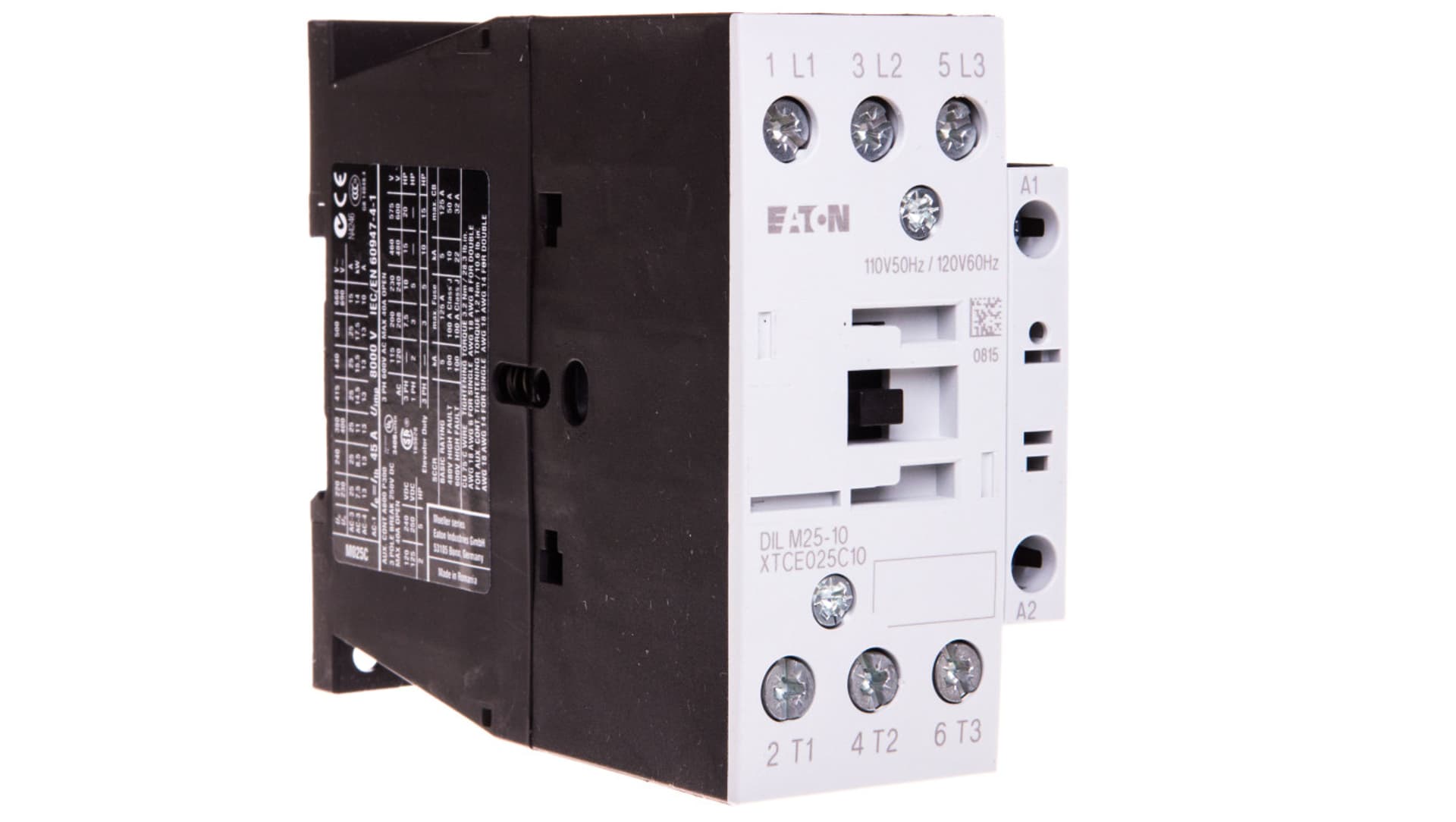 

Stycznik mocy 25A 3P 110V AC 1Z 0R DILM25-10(110V50HZ,120V60HZ) 277129, 110v50hz/120v60hz) 27712