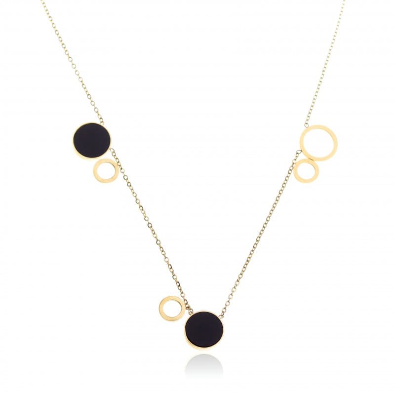 

Naszyjnik stal chirurgiczna pozłacana 14k gold NST1265
