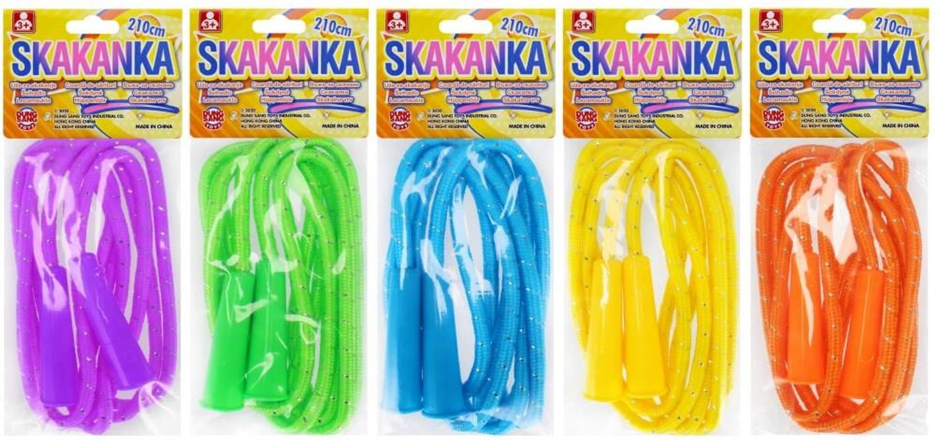 

SKAKANKA DLA DZIECI 11x27 SZNURKOWA SOLIDNA KOLORY