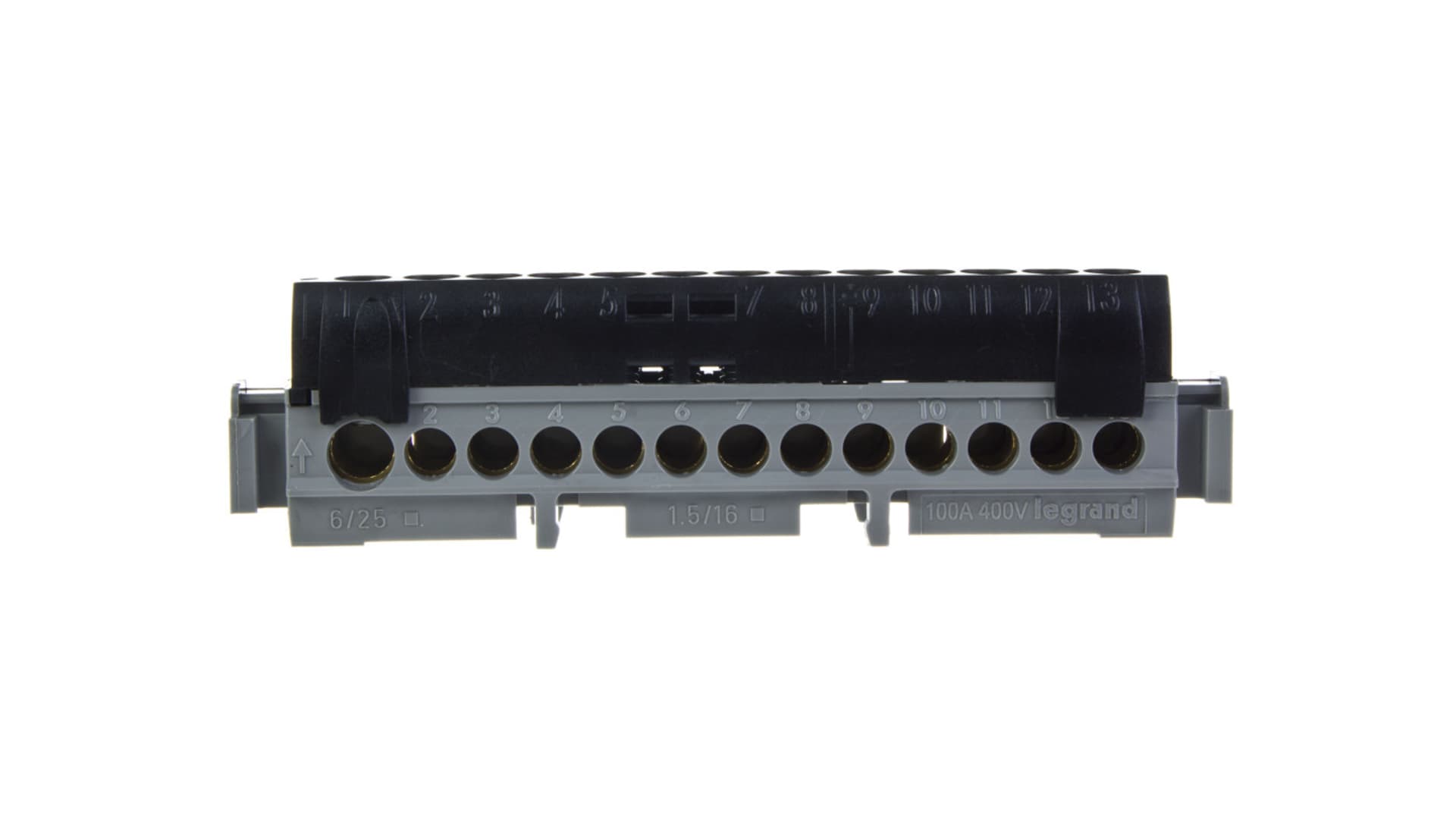 

Listwa przyłączowa 13-otworów czarna IP2x C13 1x6-25+12x1,5-16mm2 004854