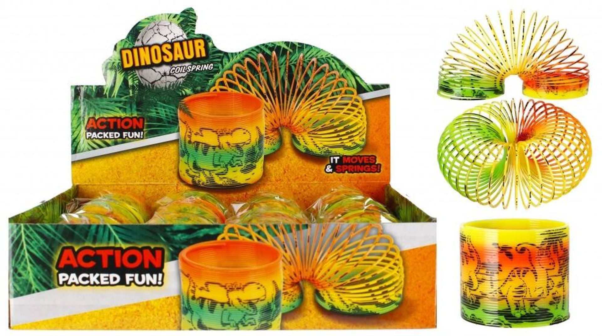 

SPRĘŻYNA DINOZAUR 8 CM SPRĘŻYNKA KOLORY DLA DZIECI