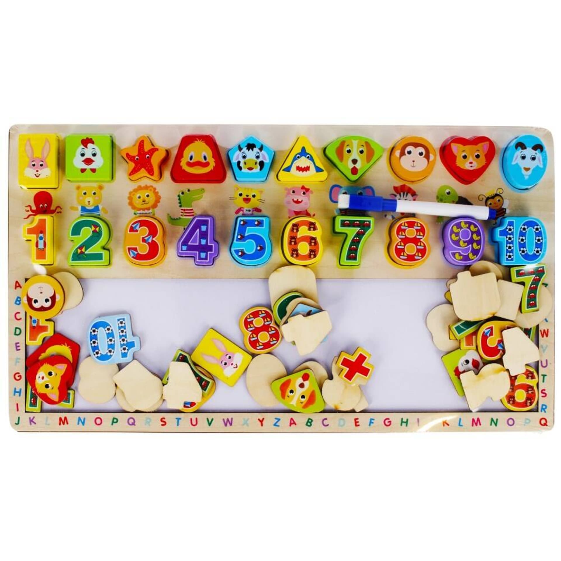 

Tablica edukacyjna drewniana 3w1 MEGA CREATIVE 482320