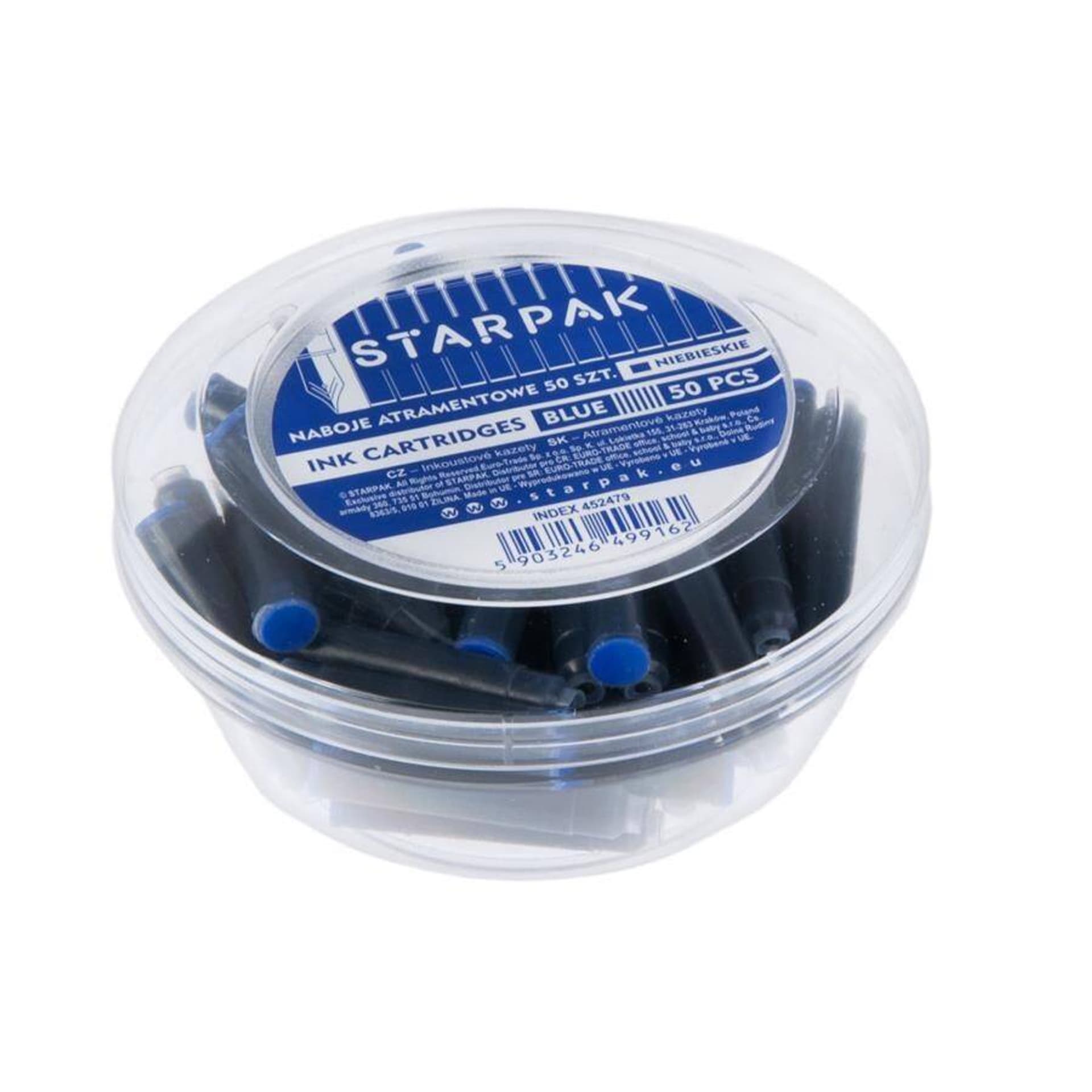 

Naboje do piór krótkie niebieskie 50 szt. STARPAK 452479