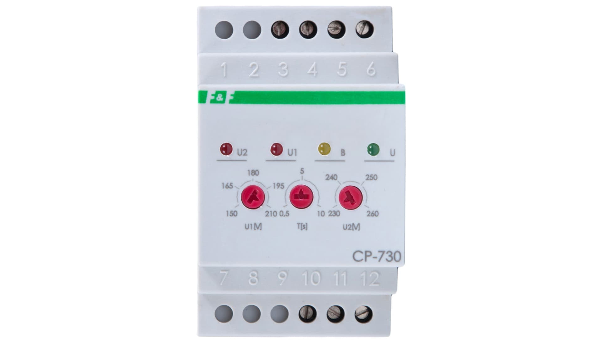 

Przekaźnik kontroli napięcia 3-fazowy 1P 10A 150-210/230-260V AC CP-730