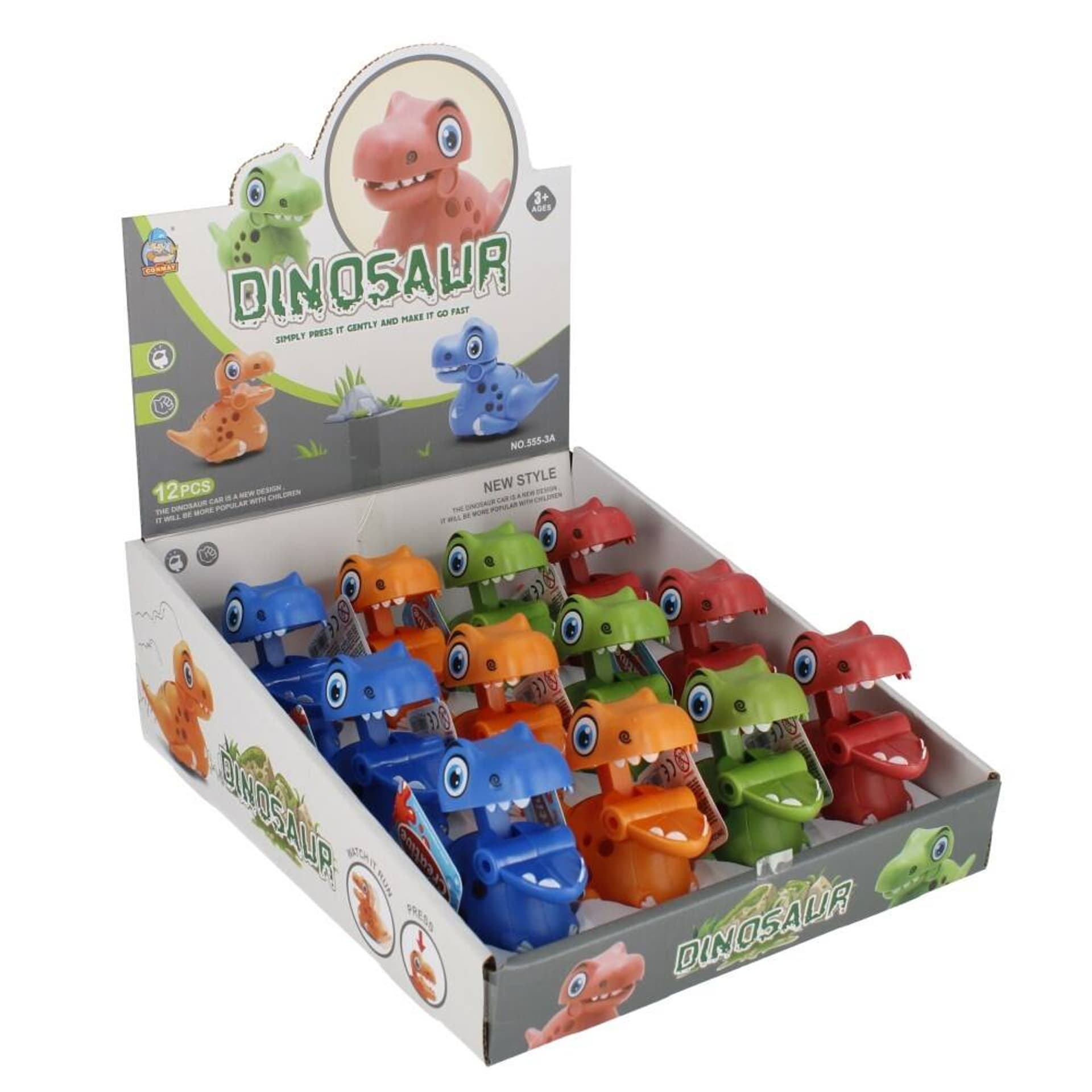 

NACISKANY DINOZAUR ZABAWKA 9 CM KOLOROWY DLA DZIEC