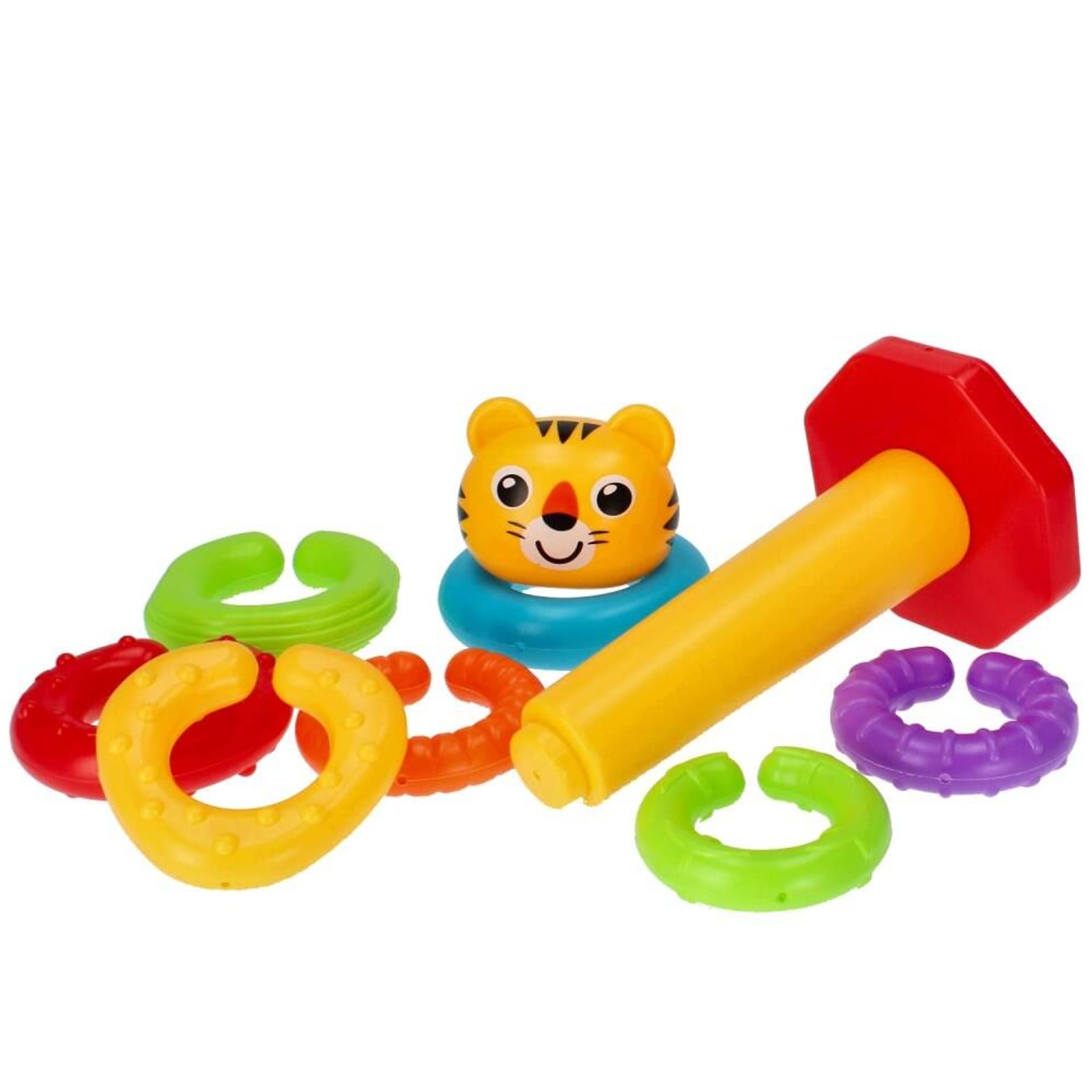 

PIRAMIDKA ZWIERZĄTKA KOLOROWE LEKKIE 7 OBRĘCZY