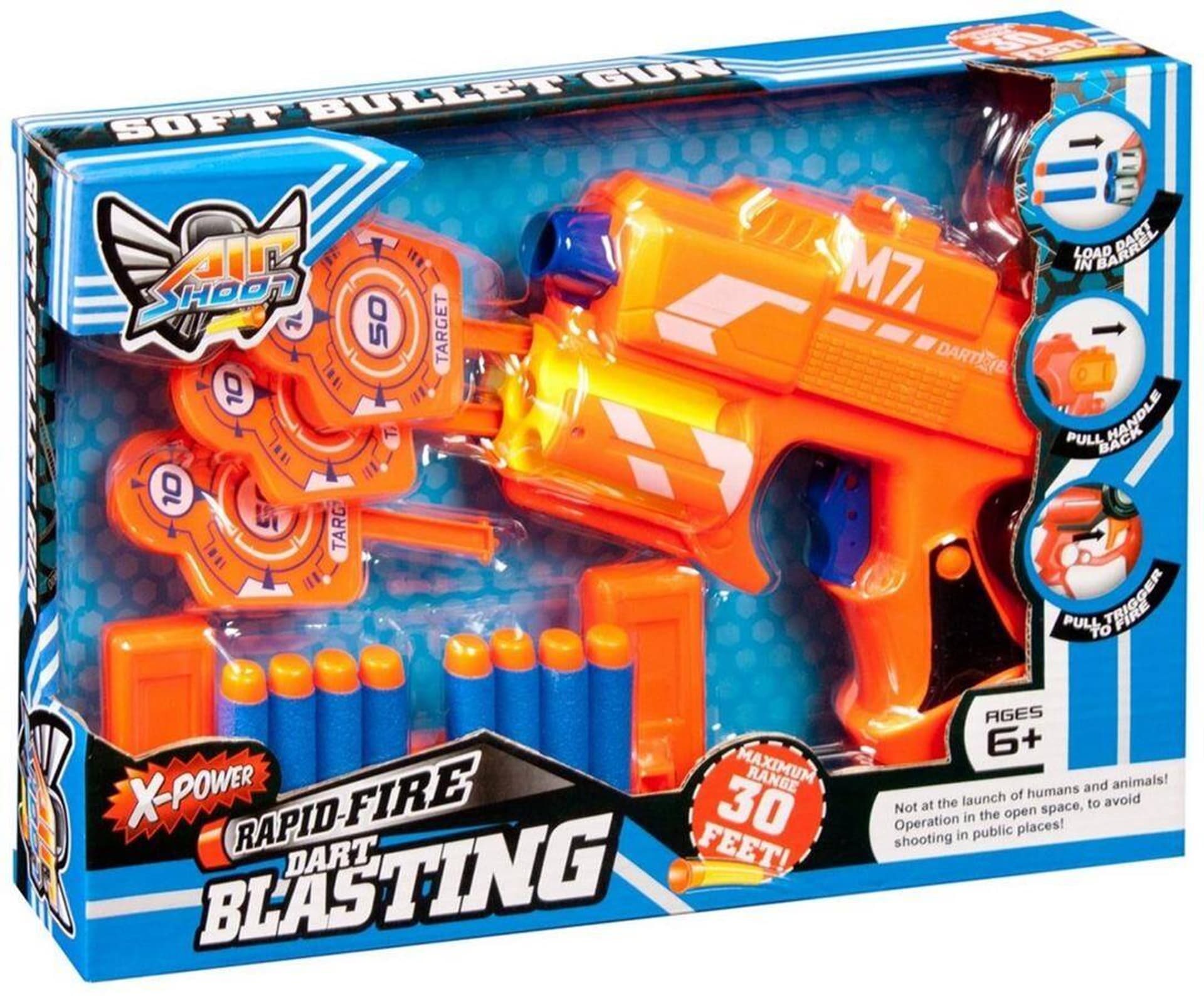 

Pistolet na pociski piankowe z akcesoriami MEGA CREATIVE 382592