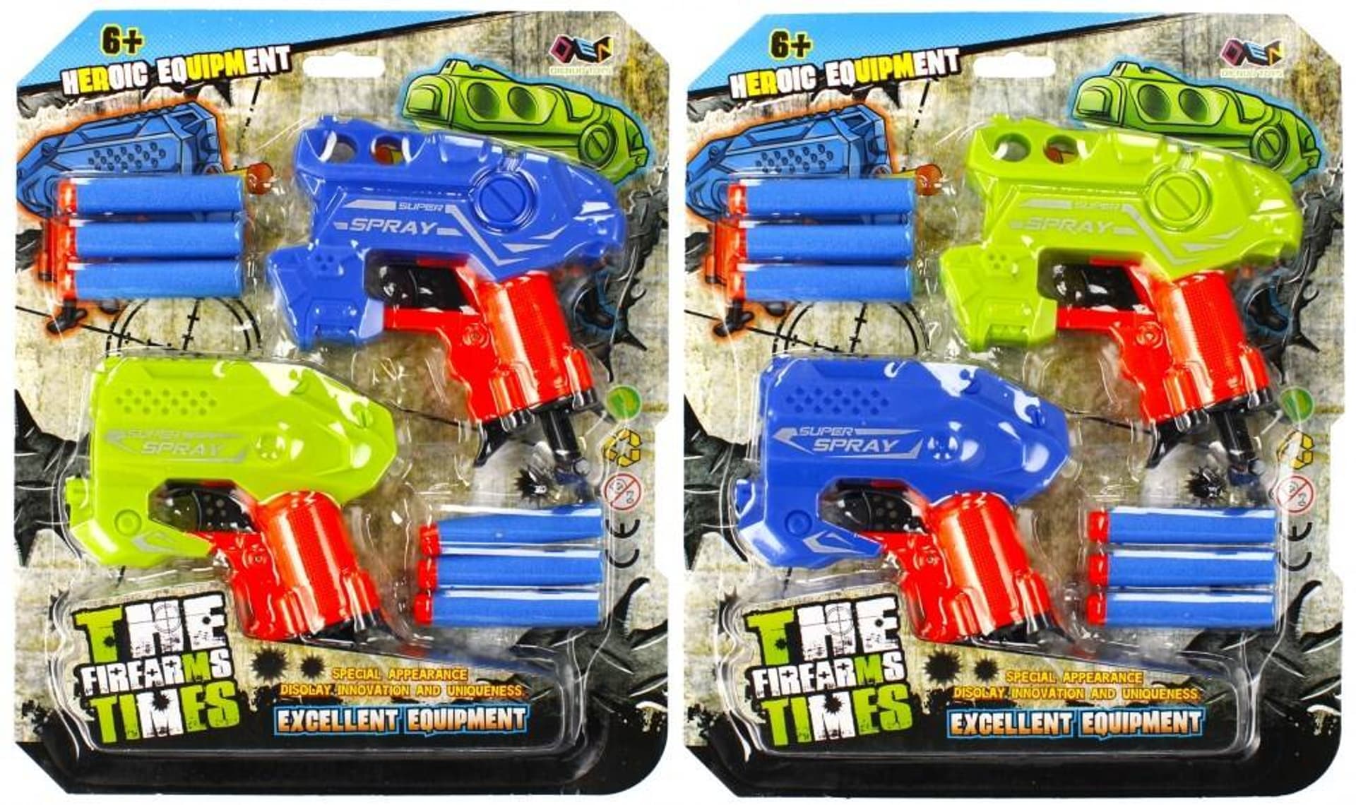 

ZESTAW 2PISTOLETY NA STRZAŁKI 6STRZAŁEK PIANKOWYCH