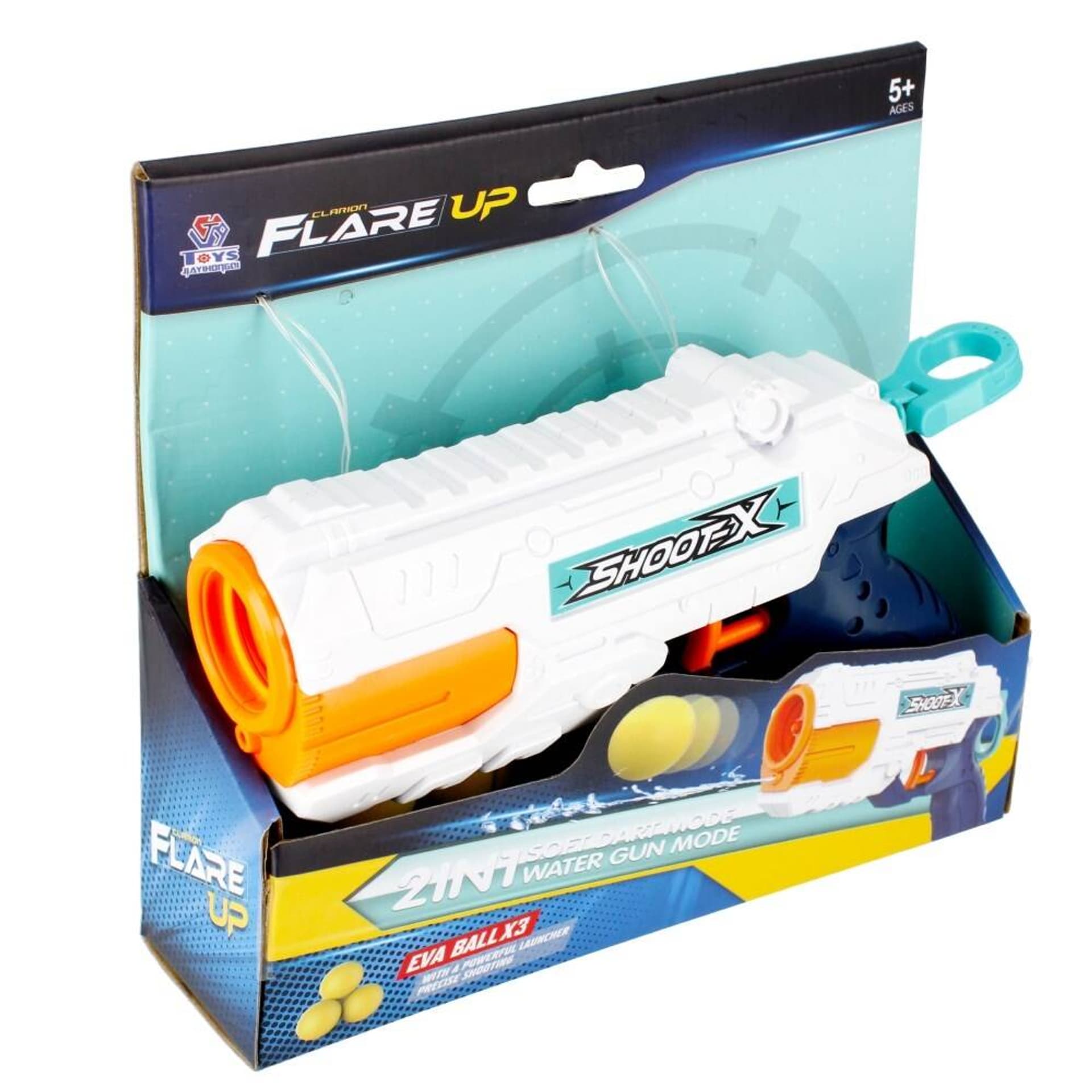 

PISTOLET 2W1 NA WODE I PIŁKI PIANKOWE DLA DZIECI