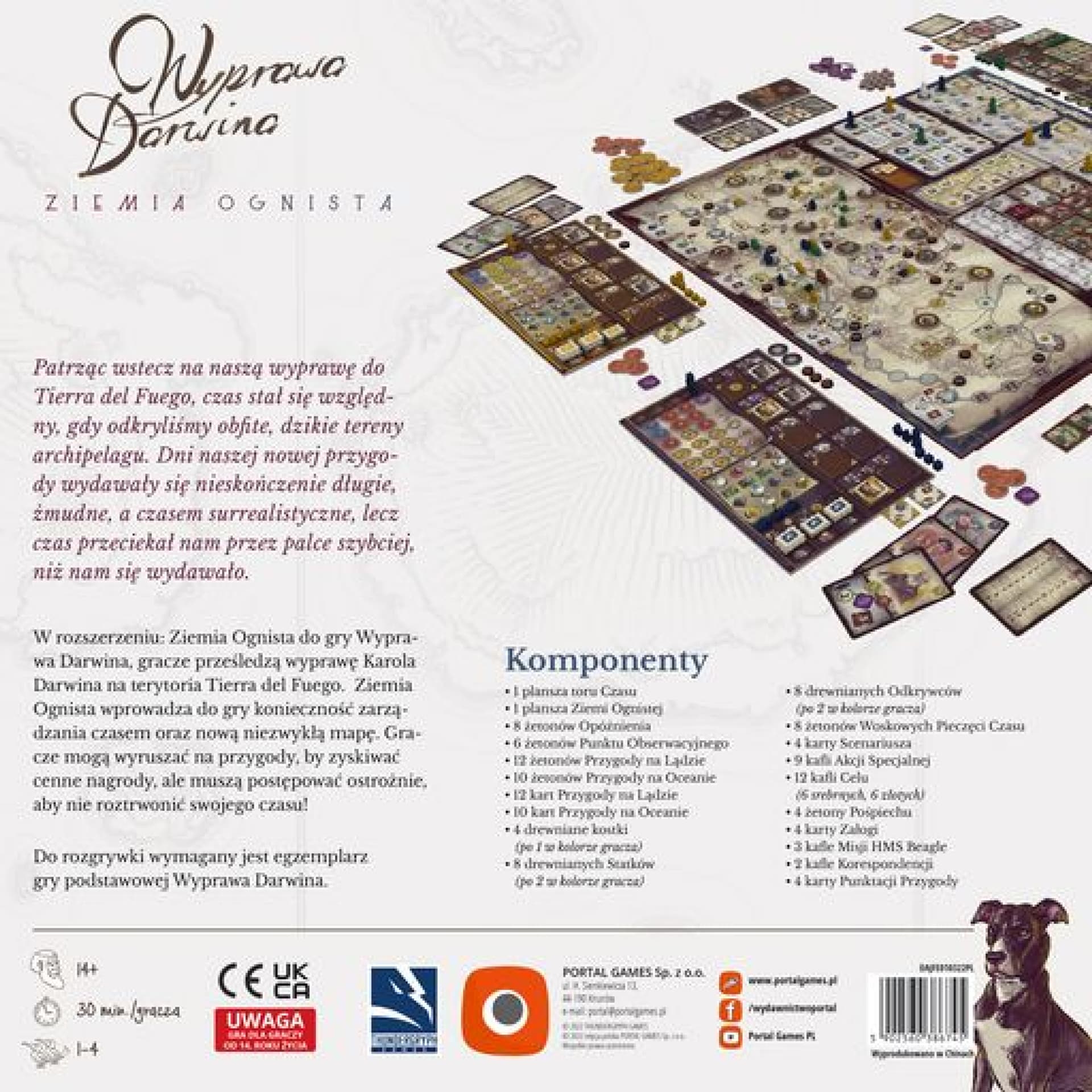 

GRA WYPRAWA DARWINA: ZIEMIA OGNISTA dodatek - PORTAL GAMES