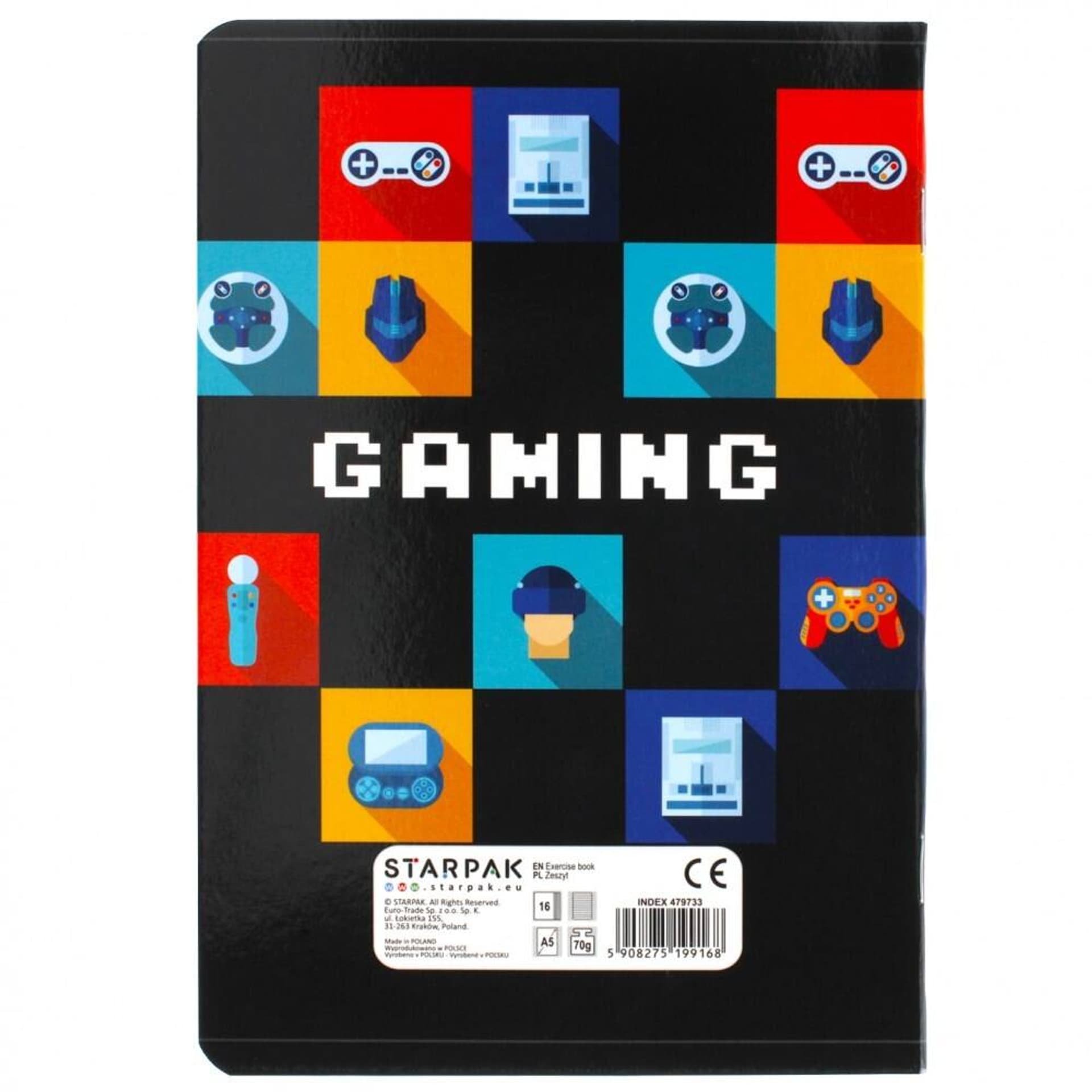 

Zeszyt A5 16 kartek linia Gaming STARPAK 479733