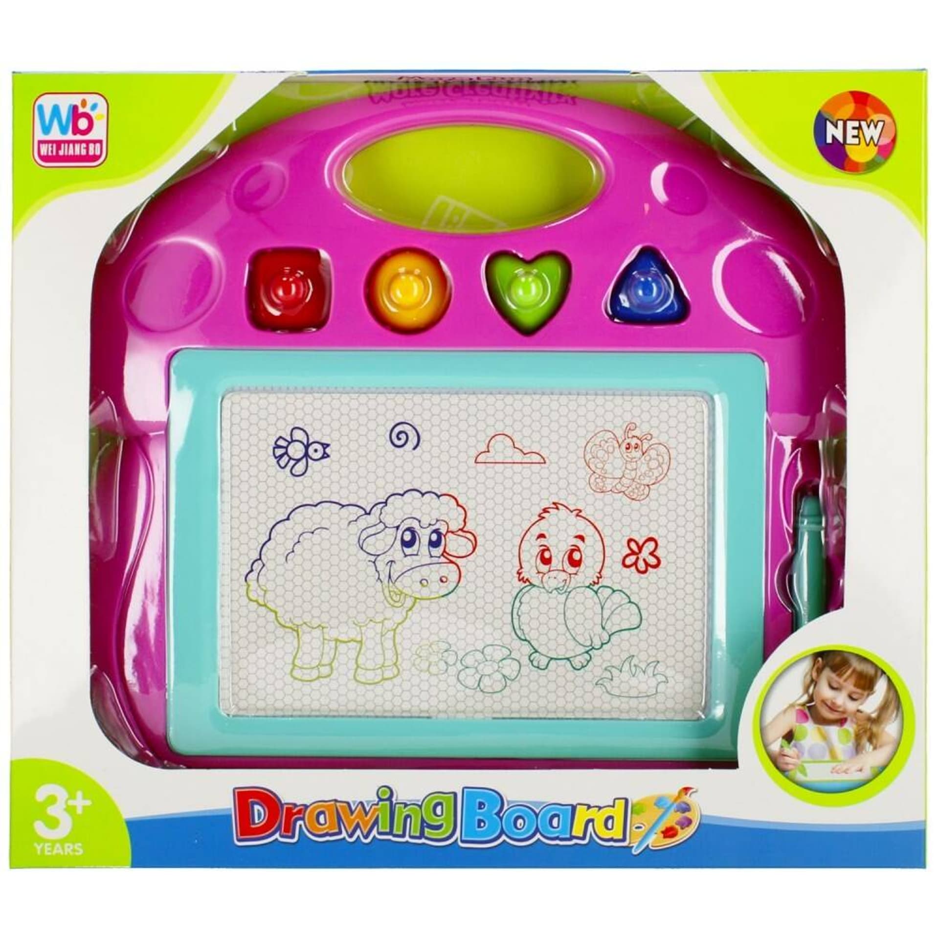 

ZNIKOPIS MAGNETYCZNY TABLICA AKCESORIA DLA DZIECI