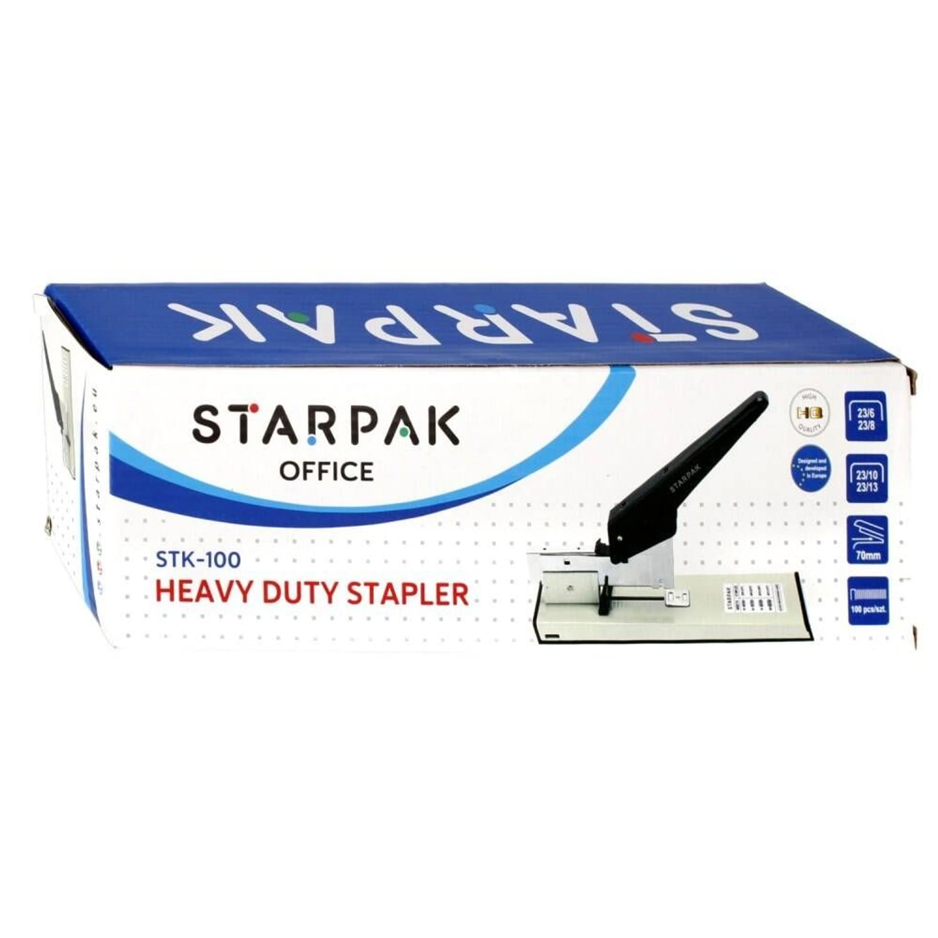 

Zszywacz metalowy 100l biurowy czarny STARPAK 450878