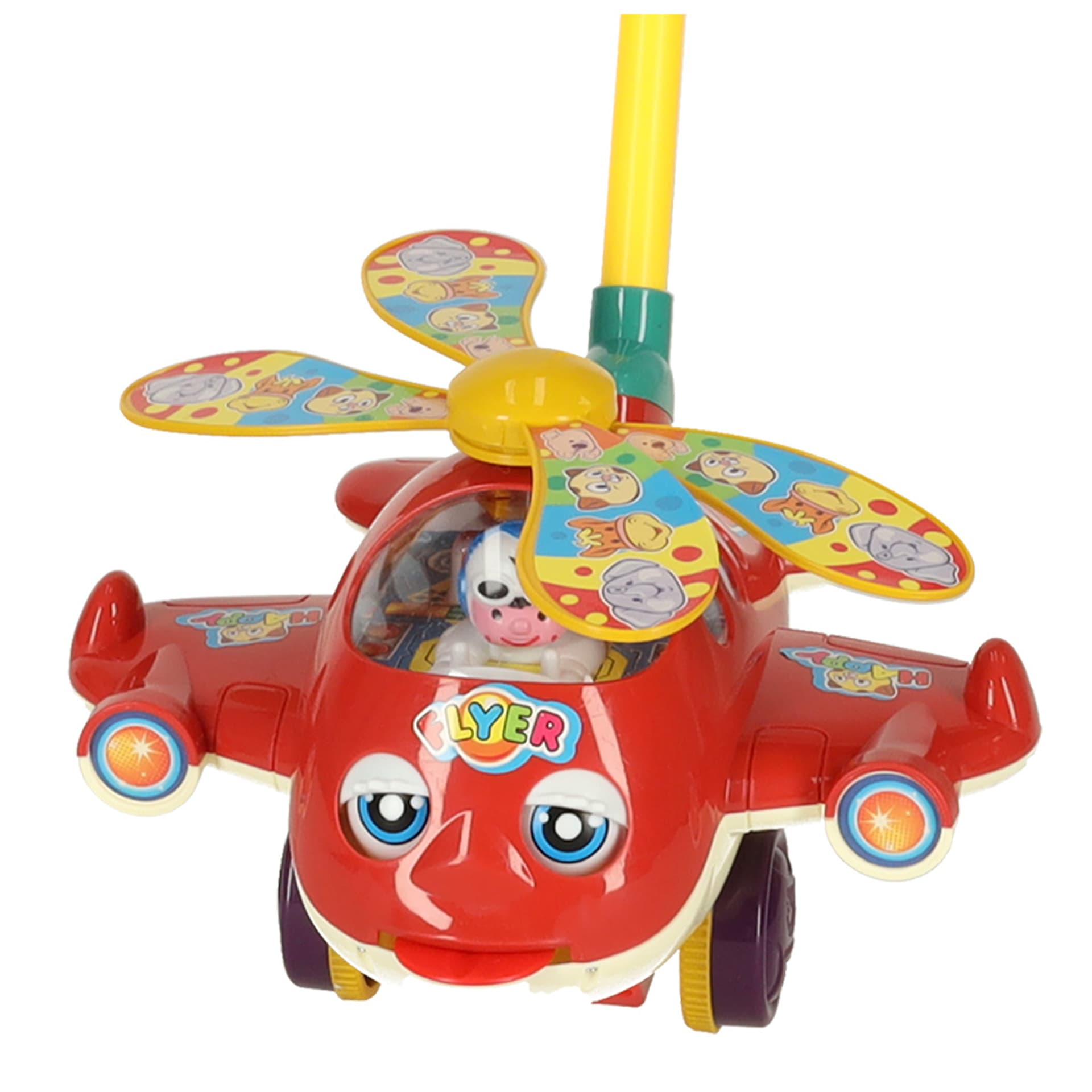 

Pchacz na kiju samolot helikopter z dźwiękiem
