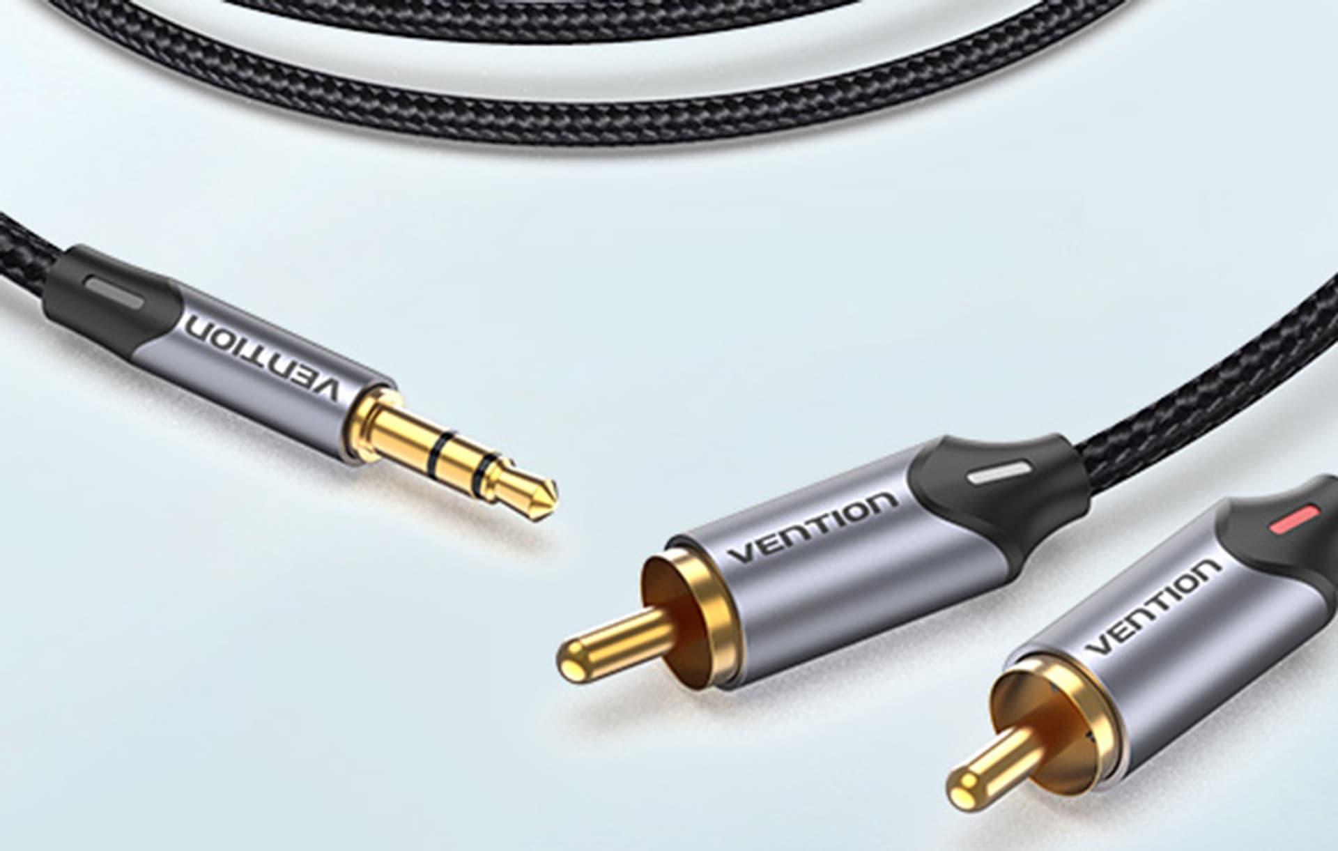 

Kabel 2xRCA (Cinch) jack do 3.5mm Vention BCNBK 8m (szary)