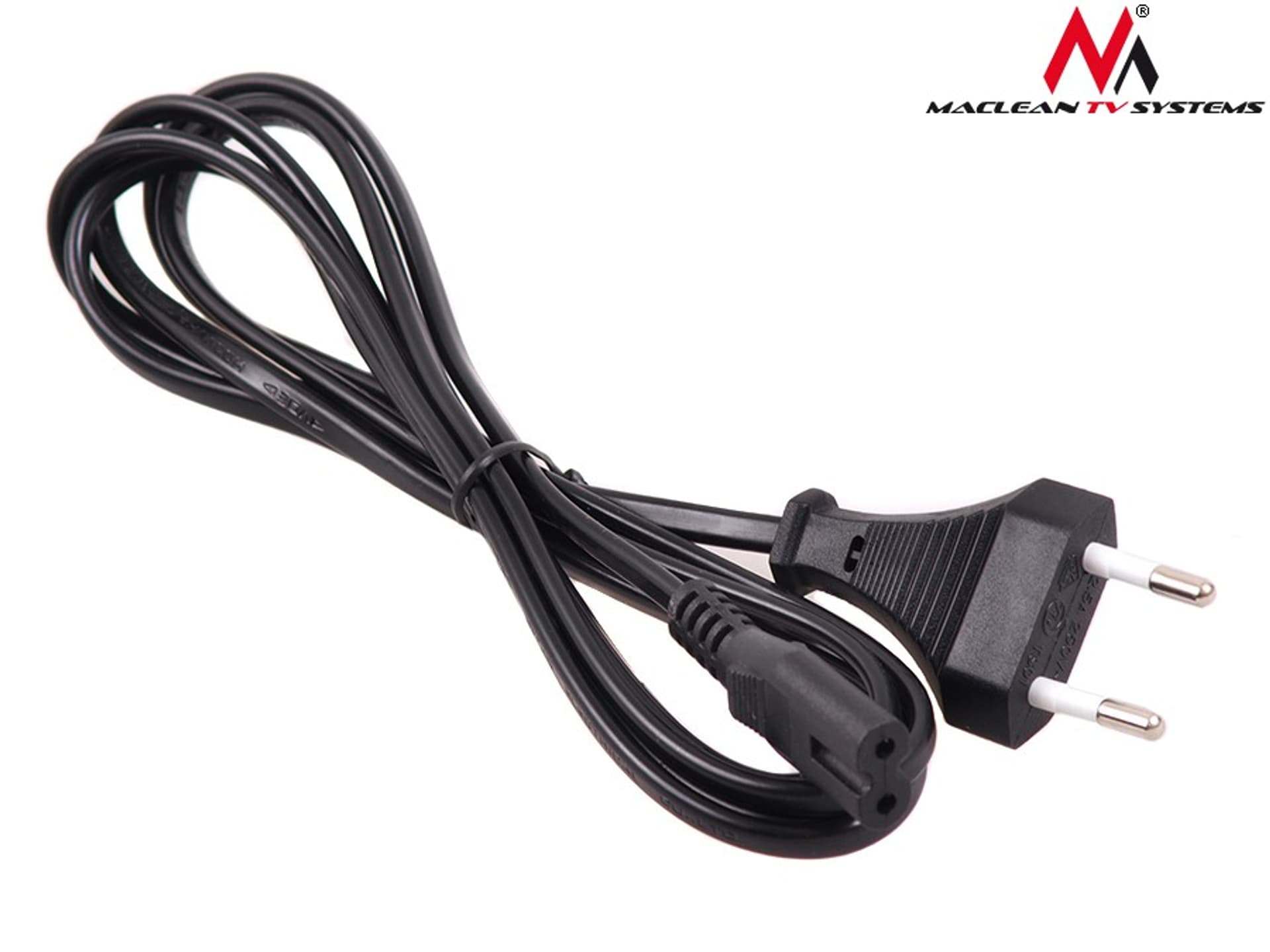 

MCTV-809 42164 Kabel zasilający ósemka 2 pin 1,5m wtyk EU