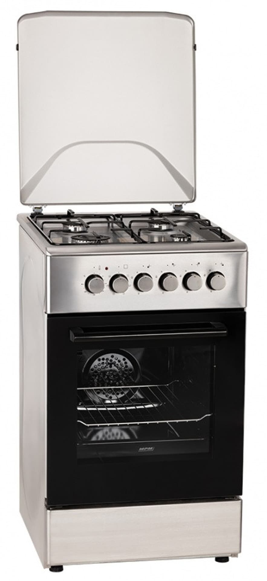 

Kuchnia gazowo-elektryczna (inox) MPM-54-KGE-05E, Inox) mpm-54-kge-05