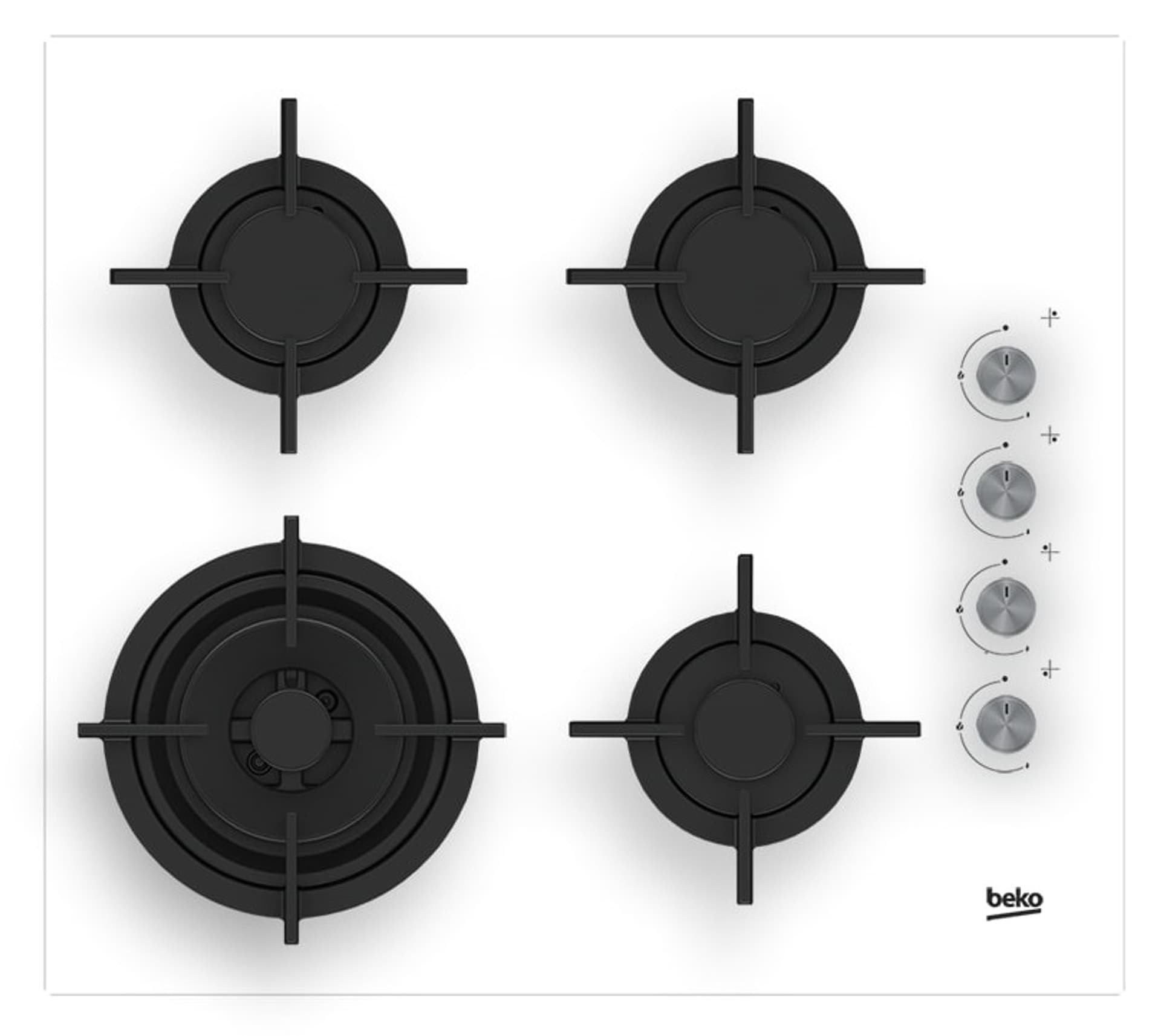 

Płyta gazowa BEKO HILW64122SW (białe szkło)