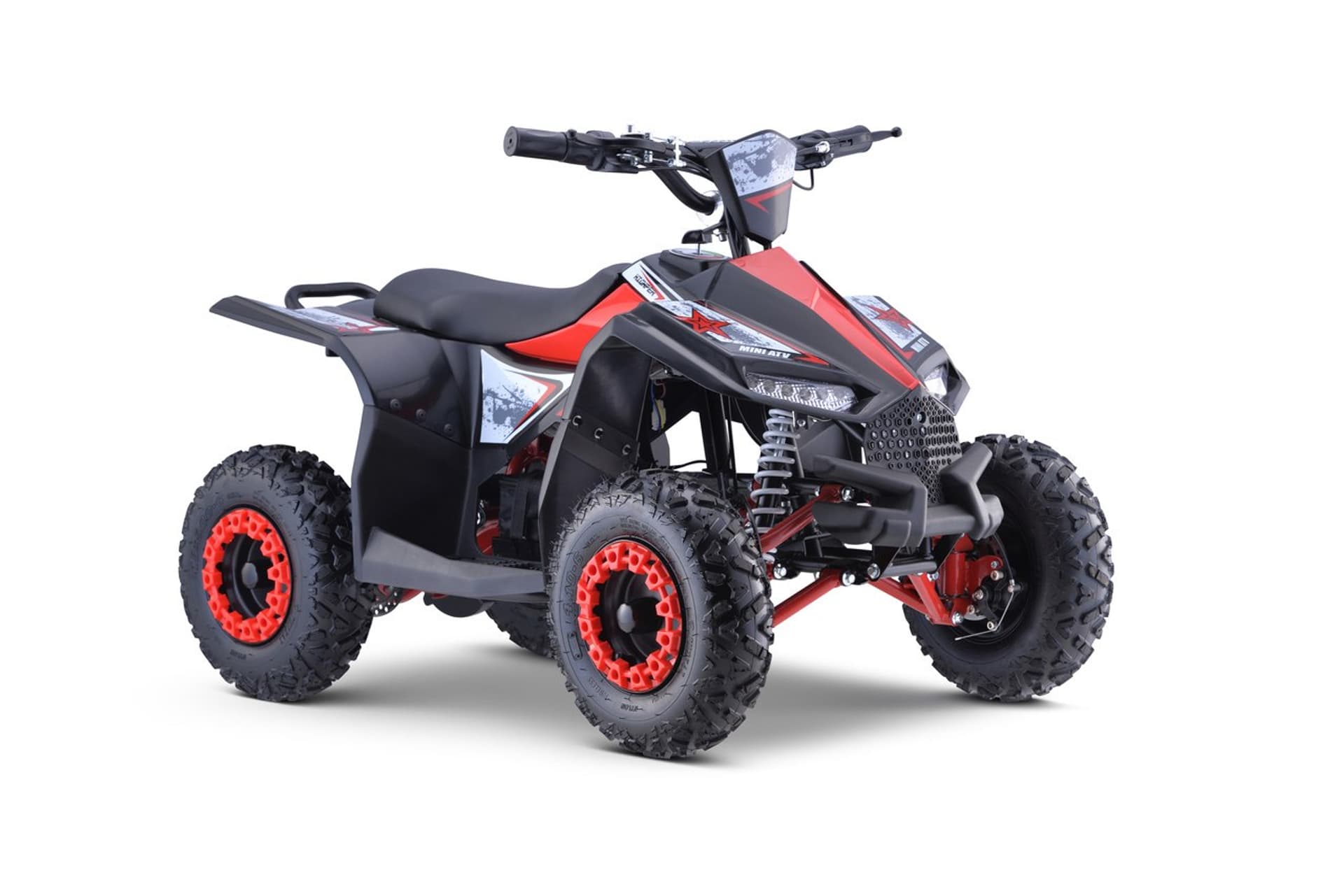 

Quad Highper na akumulator Czerwony 35km/h + Silnik bezszczotkowy 1000W + Koła pompowane + Regulacja siedzenia