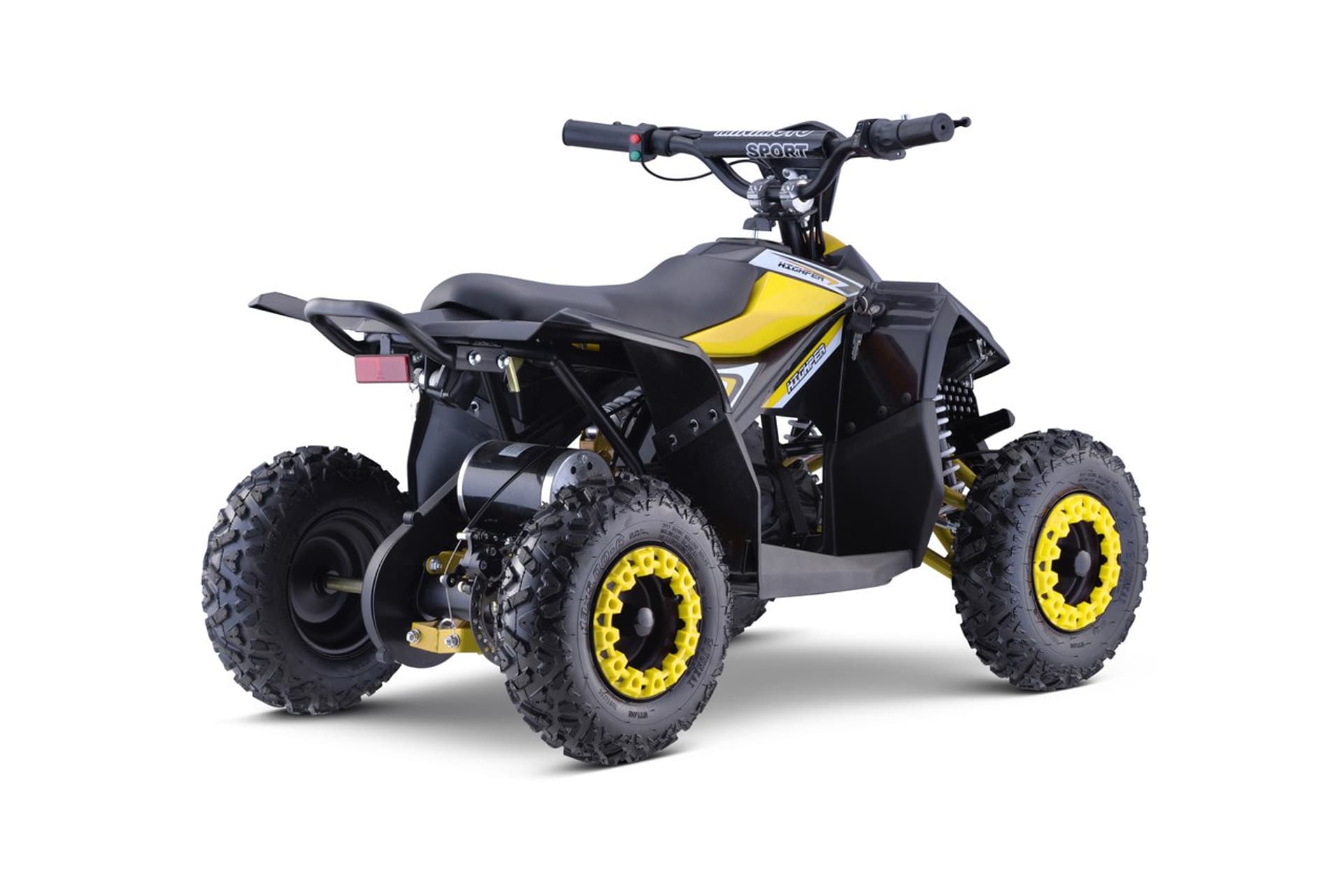 

Quad Highper na akumulator Żółty 35km/h + Silnik bezszczotkowy 1000W + Koła pompowane + Regulacja siedzenia