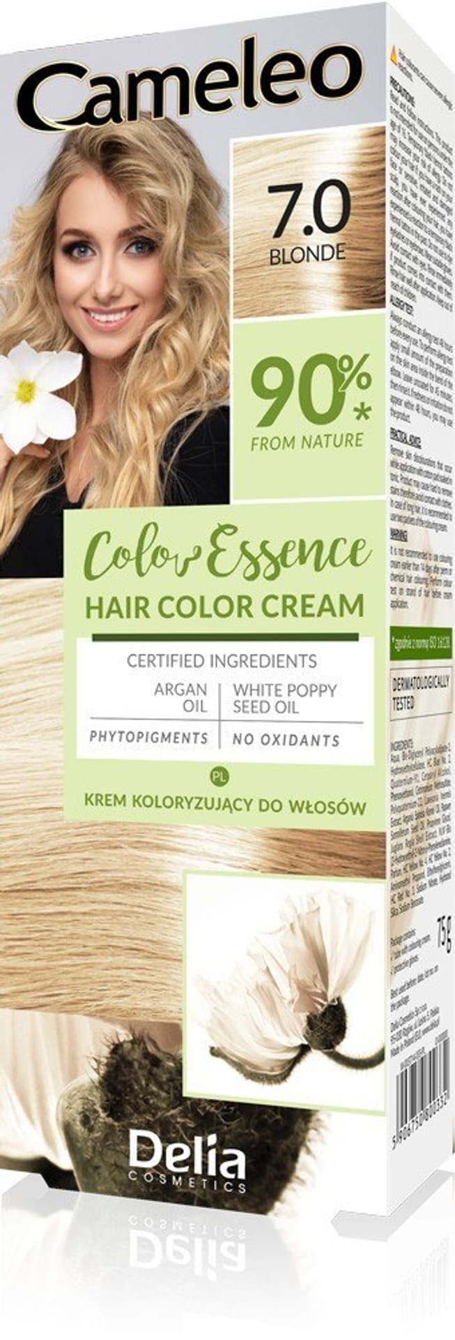 

DELIA COSMETICS Cameleo Color Essence Krem koloryzujący nr 7.0 - blonde 1op.