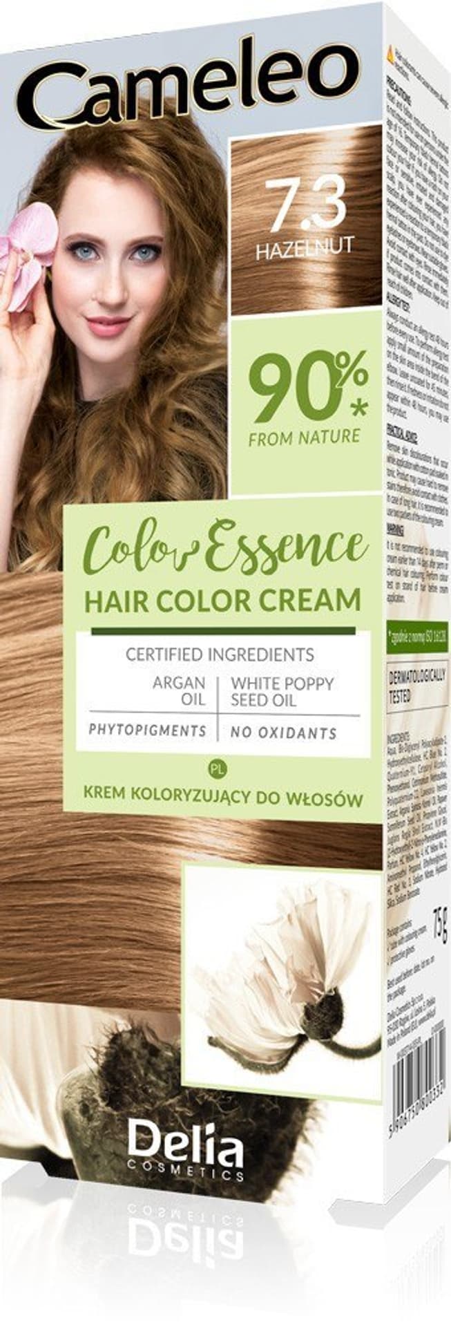 

DELIA COSMETICS Cameleo Color Essence Krem koloryzujący nr 7.3 - hazelnut 1op.