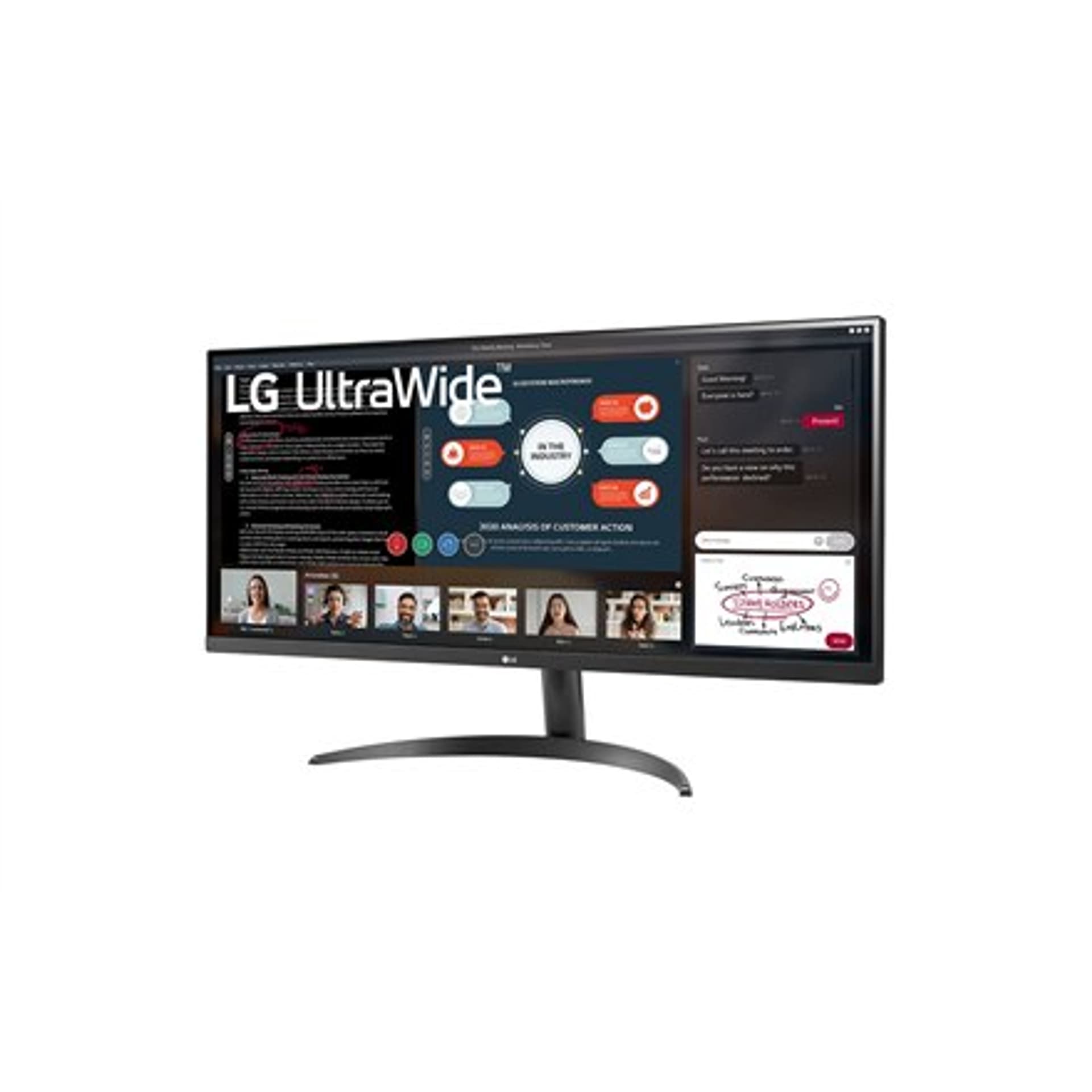 

Monitor LG 34WP500-B.BEU 34", IPS, UW FHD, 2560 x 1080, 21:9, 5 ms, 250 cd/m², Liczba portów HDMI 2, 75 Hz