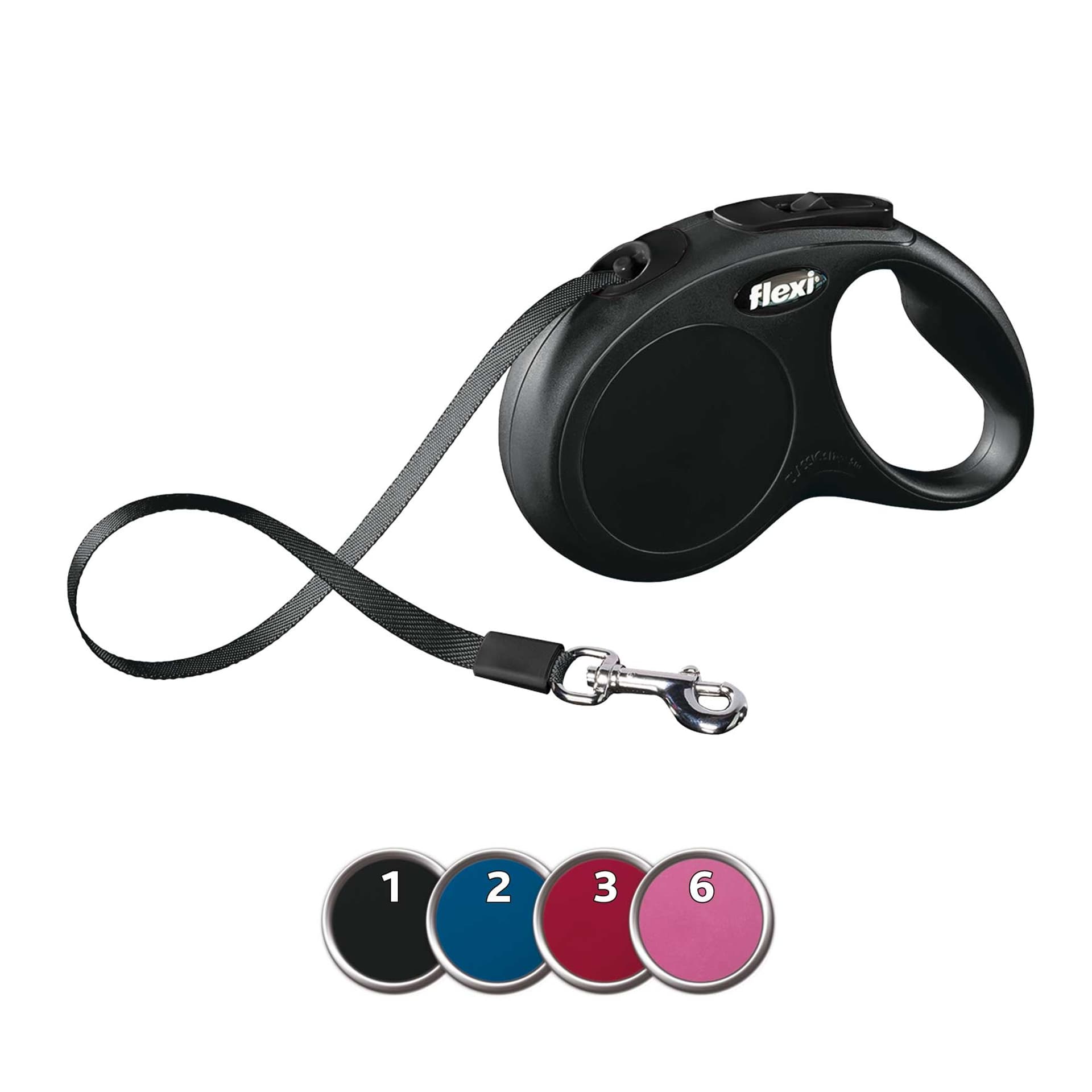 

FLEXI SMYCZ New Classic TAŚMA 3 m ,ROZM.XS,RÓŻOWA, 12kg [FL-3136]