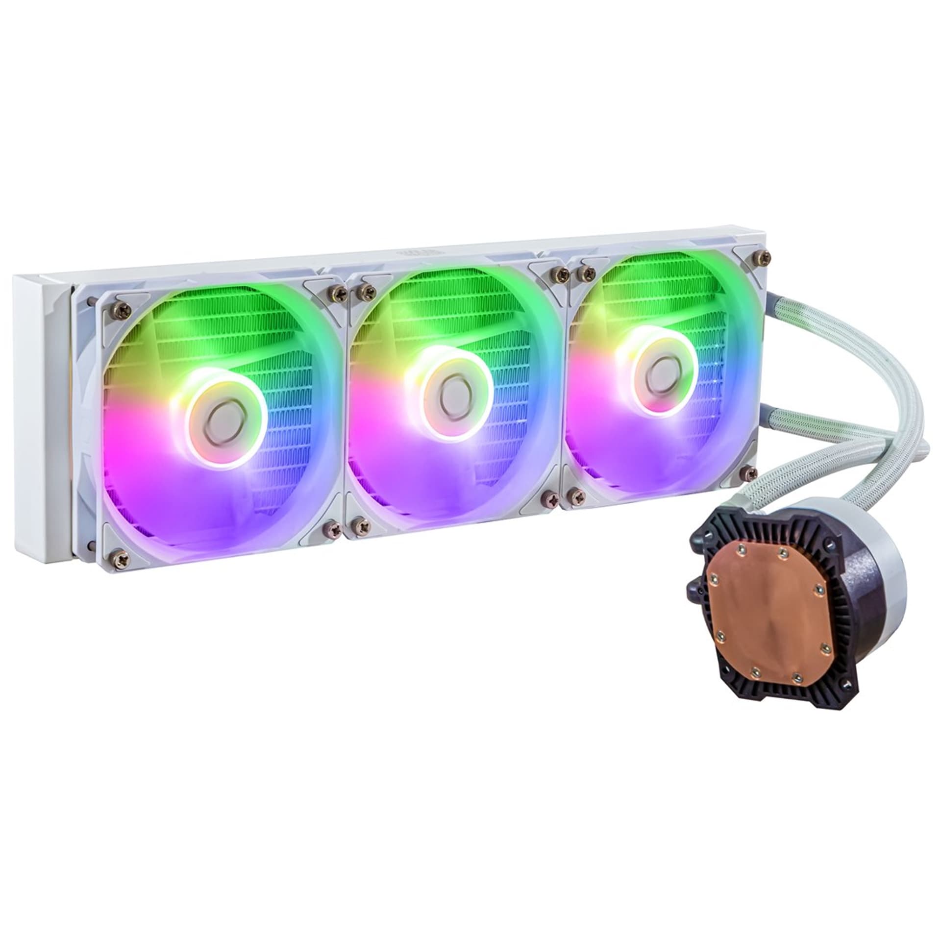 

COOLER MASTER CHŁODZENIE WODNE CPU MASTERLIQUID 360L CORE ARGB BIAŁE MLW-D36M-A18PZ-RW