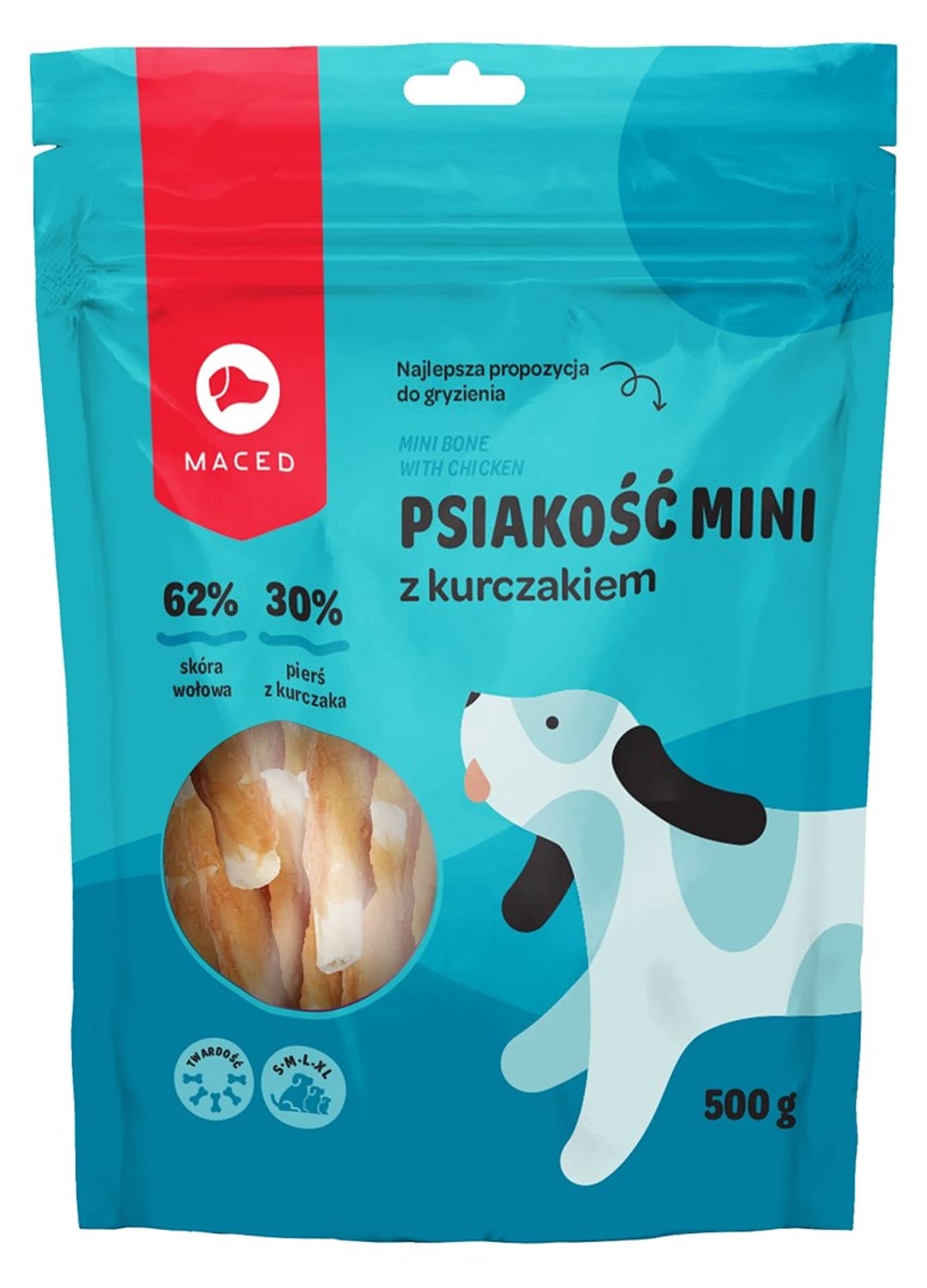 

MACED BIAŁA PAŁKA Z KURCZ. 500 G/12,5CM