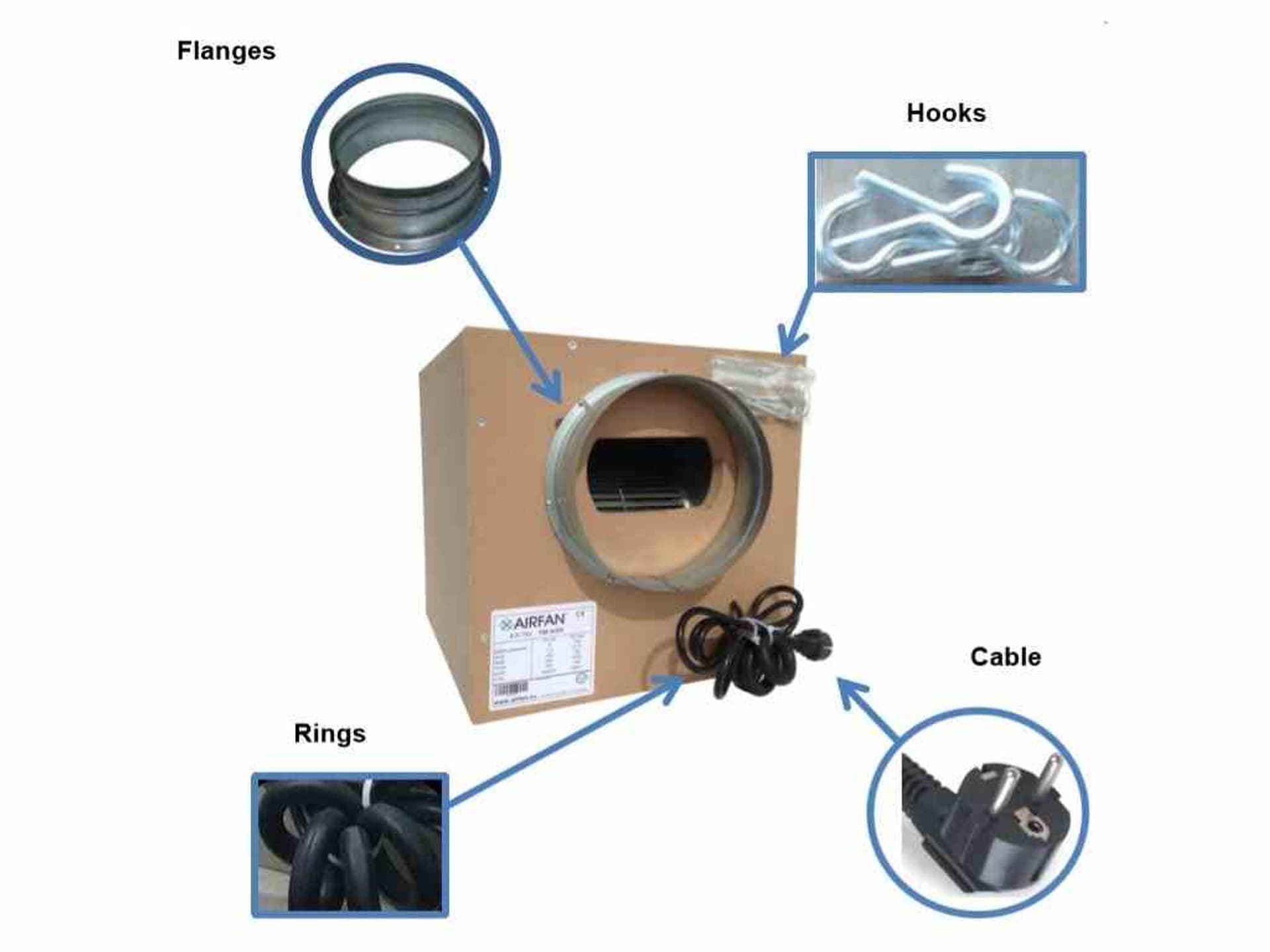 

AIRFAN WENTYLATOR ISO-BOX 750 FI200