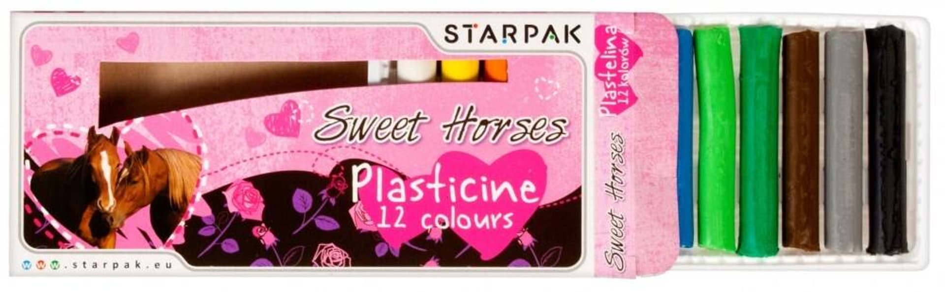 

Plastelina 12 kolorów Horses STARPAK 318595